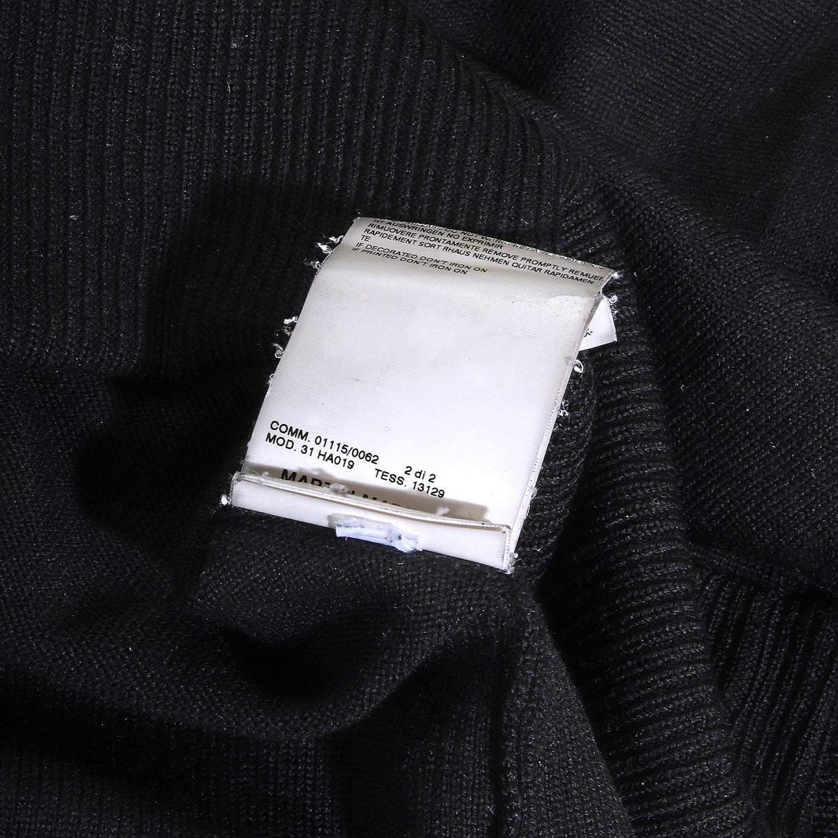 Maison Martin Margiela AW06 Asymetric Knit Cardigan