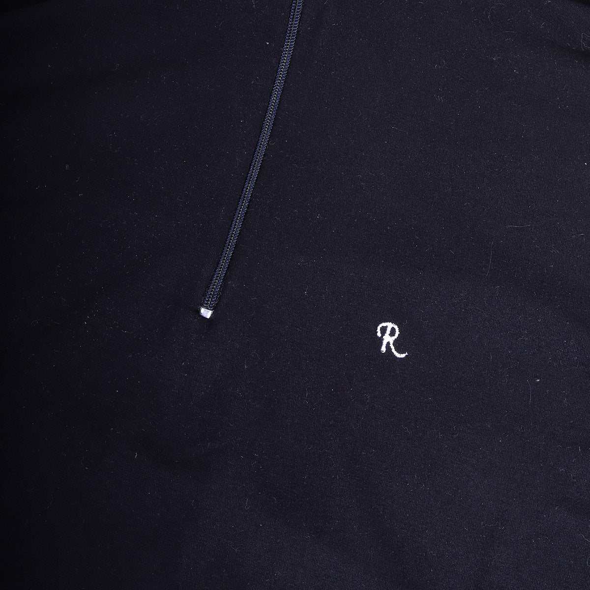 Raf Simons AW04 Waves R Logo Zipped Turtleneck