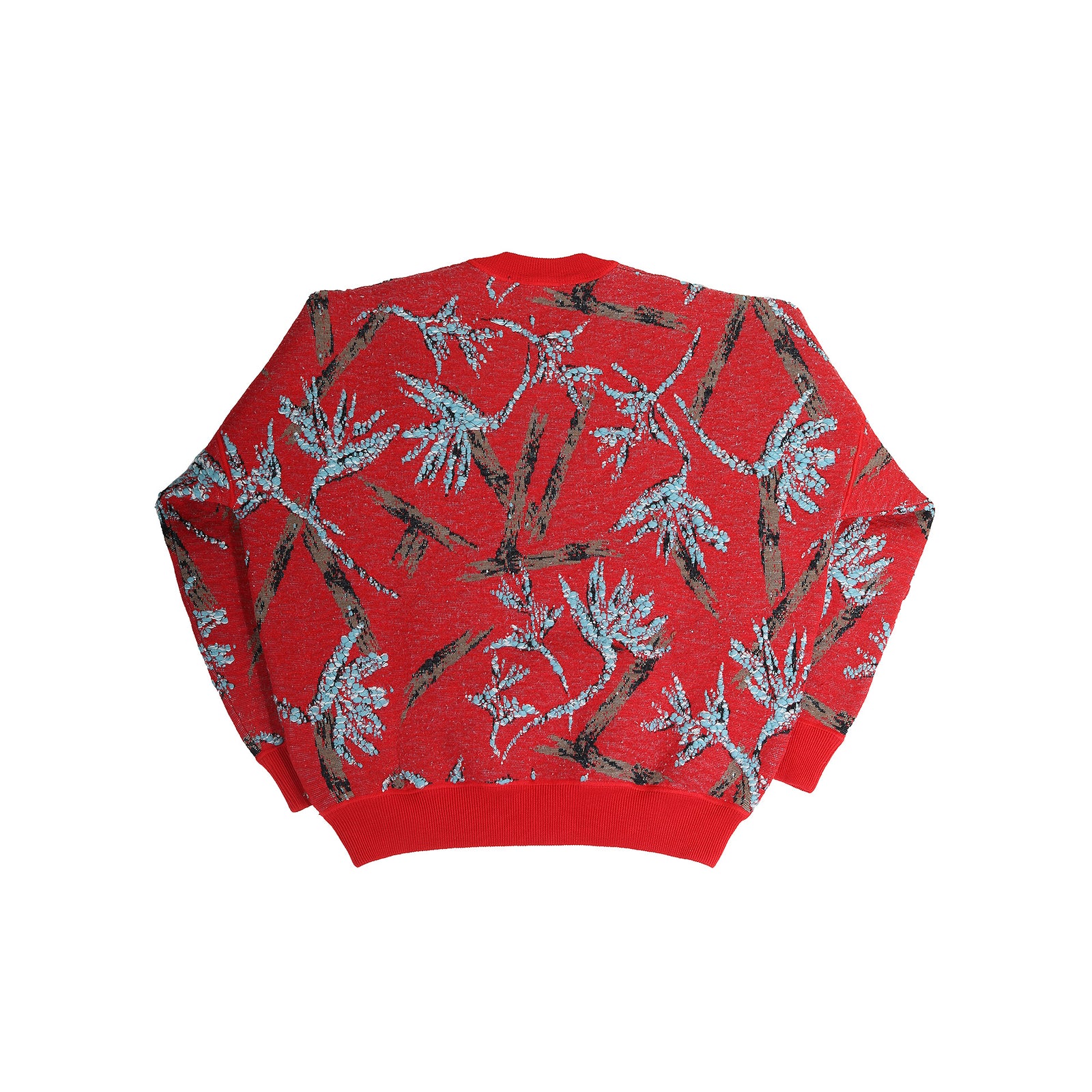 Louis Vuitton SS18 Floral Palm Knit Sweater