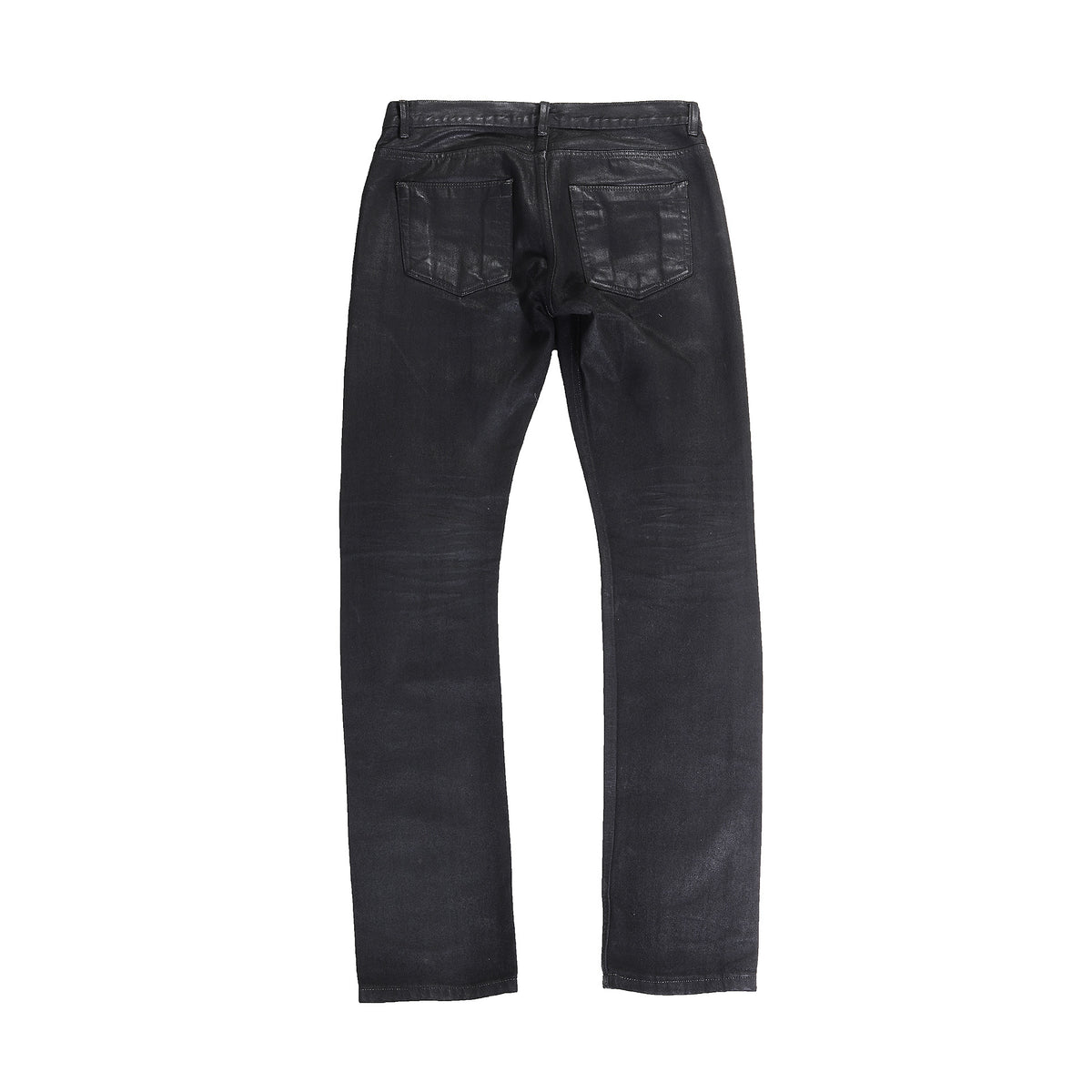 Rick Owens DRKSHDW SS14 Waxed Black Detroit Denim
