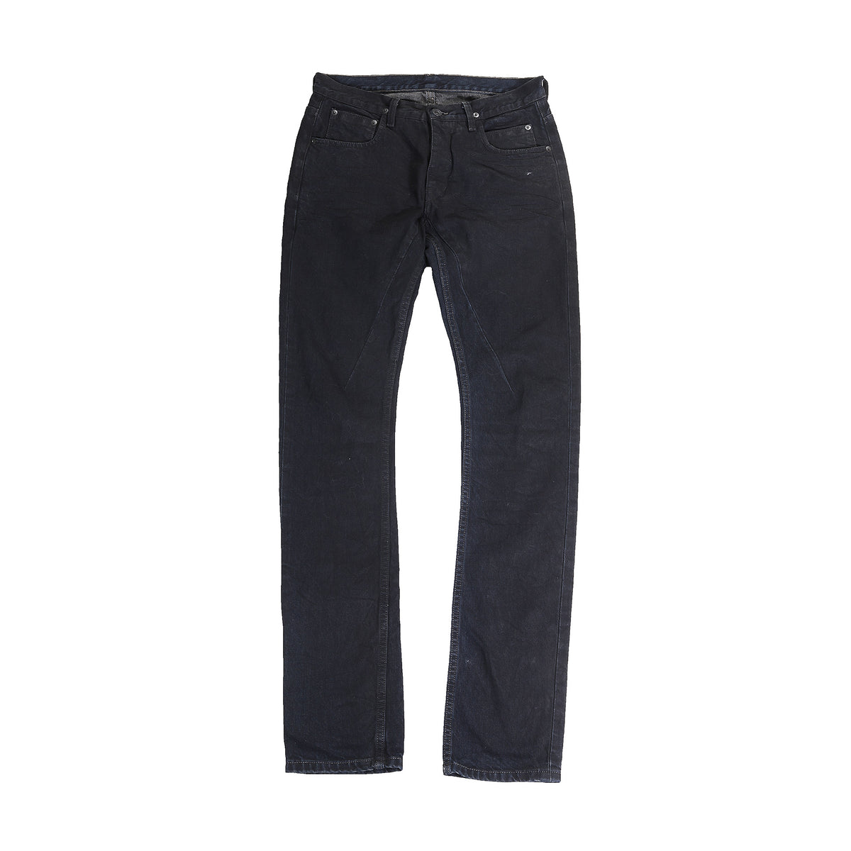 Rick Owens DRKSHDW Coated Blue Detroit Denim
