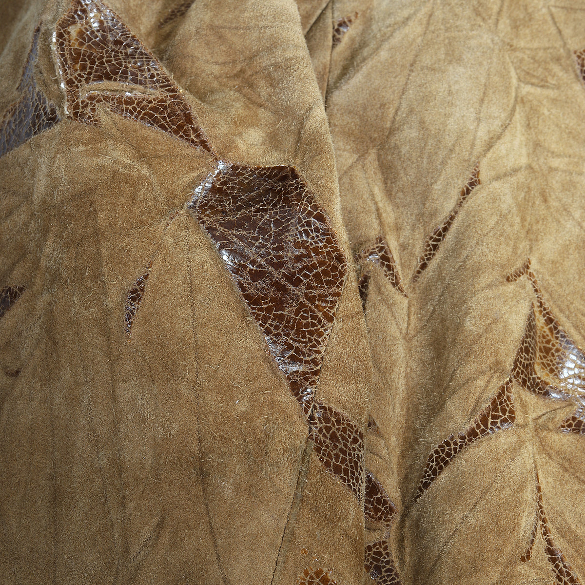 Gucci 90s by Tom Ford Laminated Broken Effect Suede Jacket