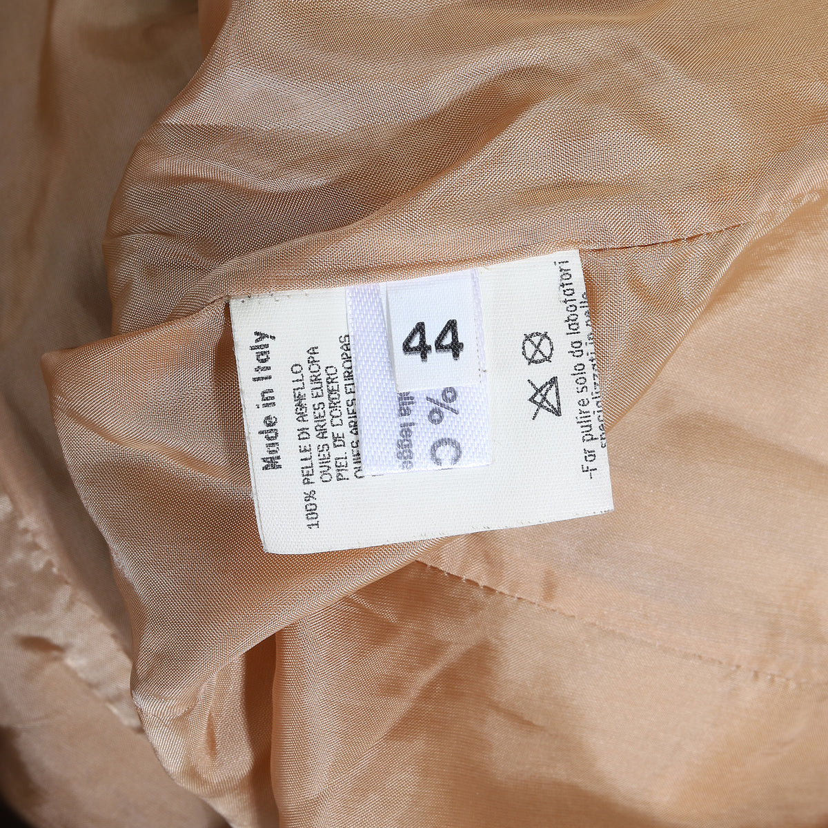 Gucci 90s by Tom Ford Laminated Broken Effect Suede Jacket