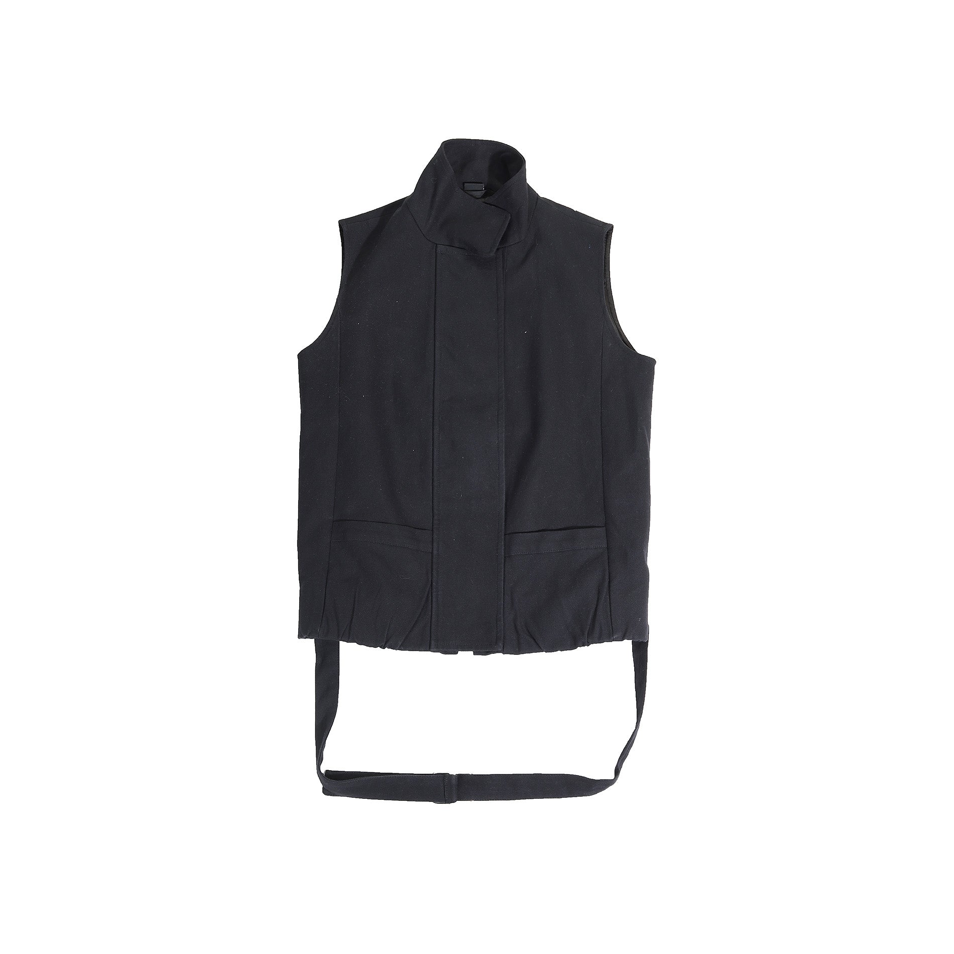 ジャケット・アウター 90s HELMUT LANG parachute bondage vest Helmut Lang 2000s Bondage Biker Vest - Ākaibu Store