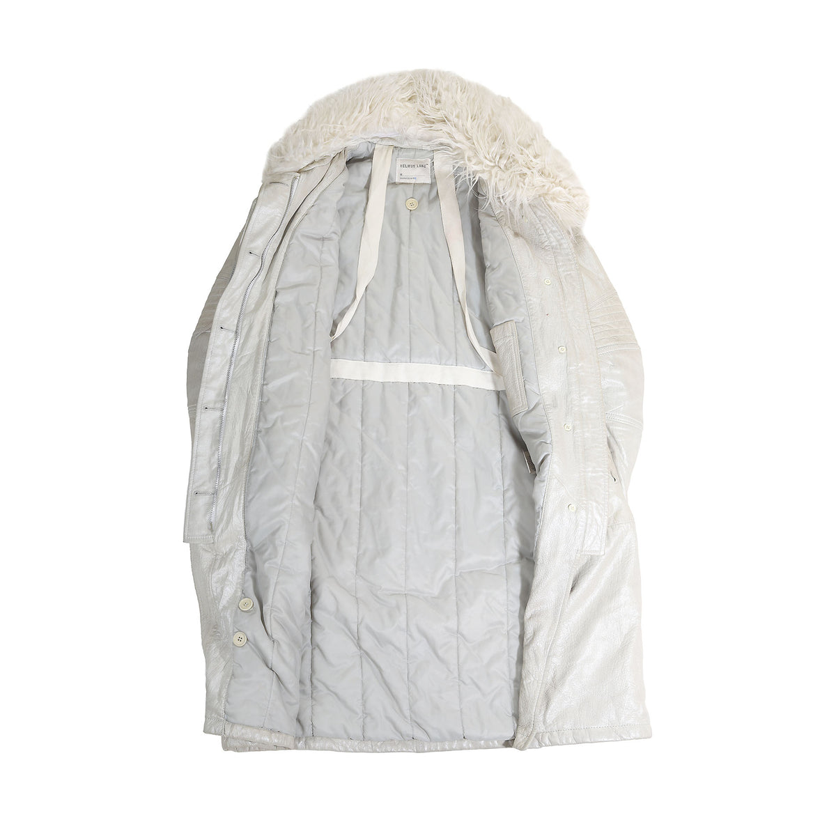 Helmut Lang FW99 Astro Leather Biker Coat