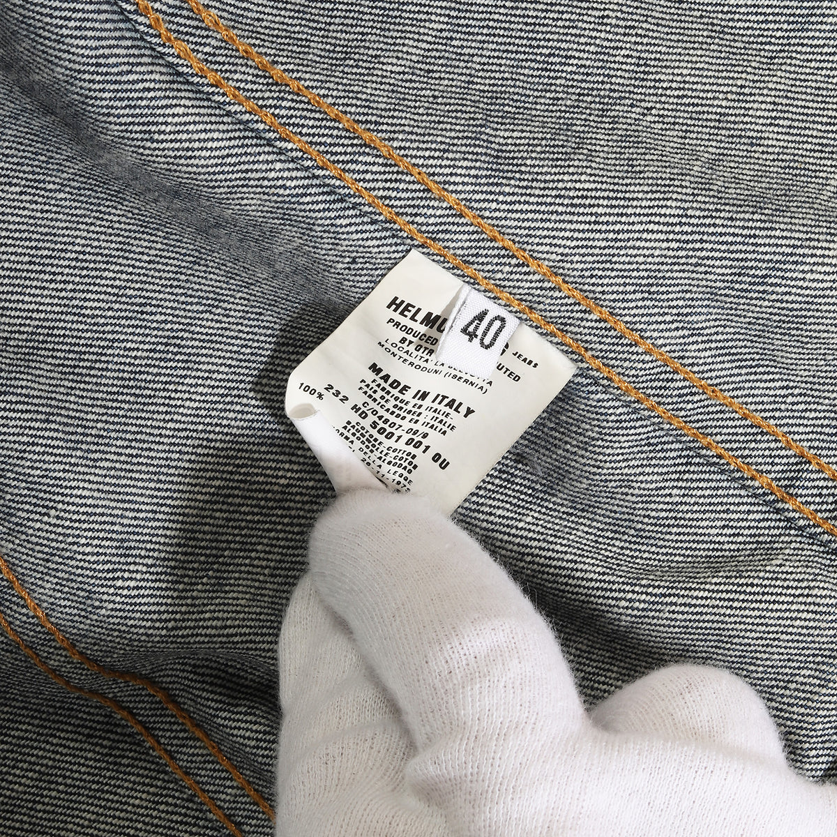 Helmut Lang Classic Raw Denim Trucker Jacket
