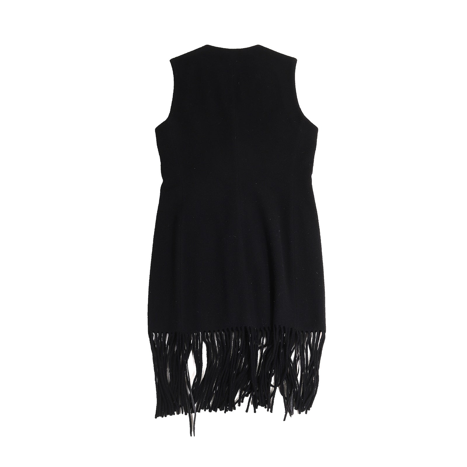 Helmut Lang 90s Fringed Wool Vest