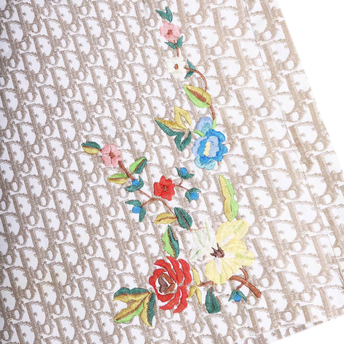 Dior SS05 by John Galliano Diorissimo Floral Embroidered Dress