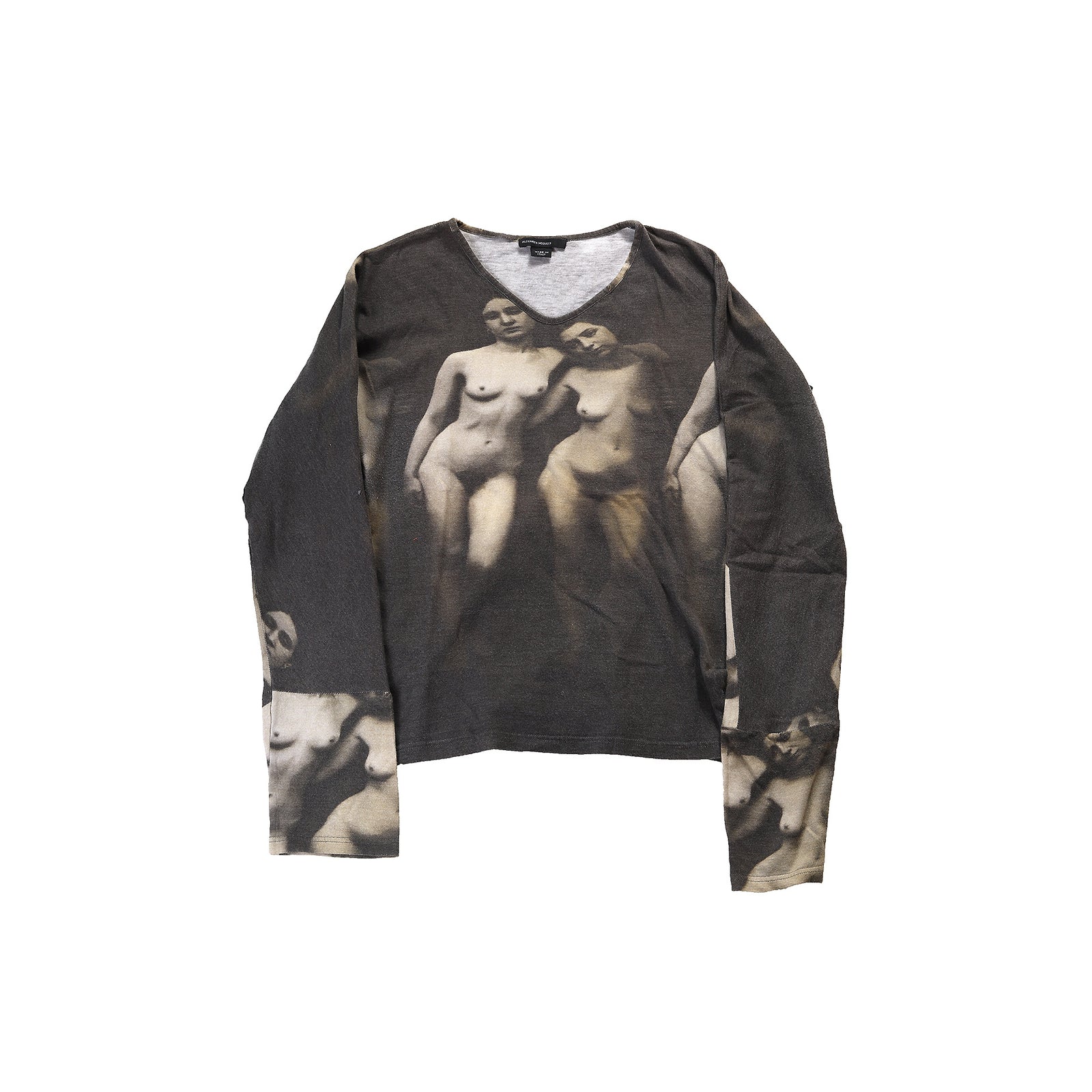 Alexander McQueen FW98 Joan of Arc Printed Sweater