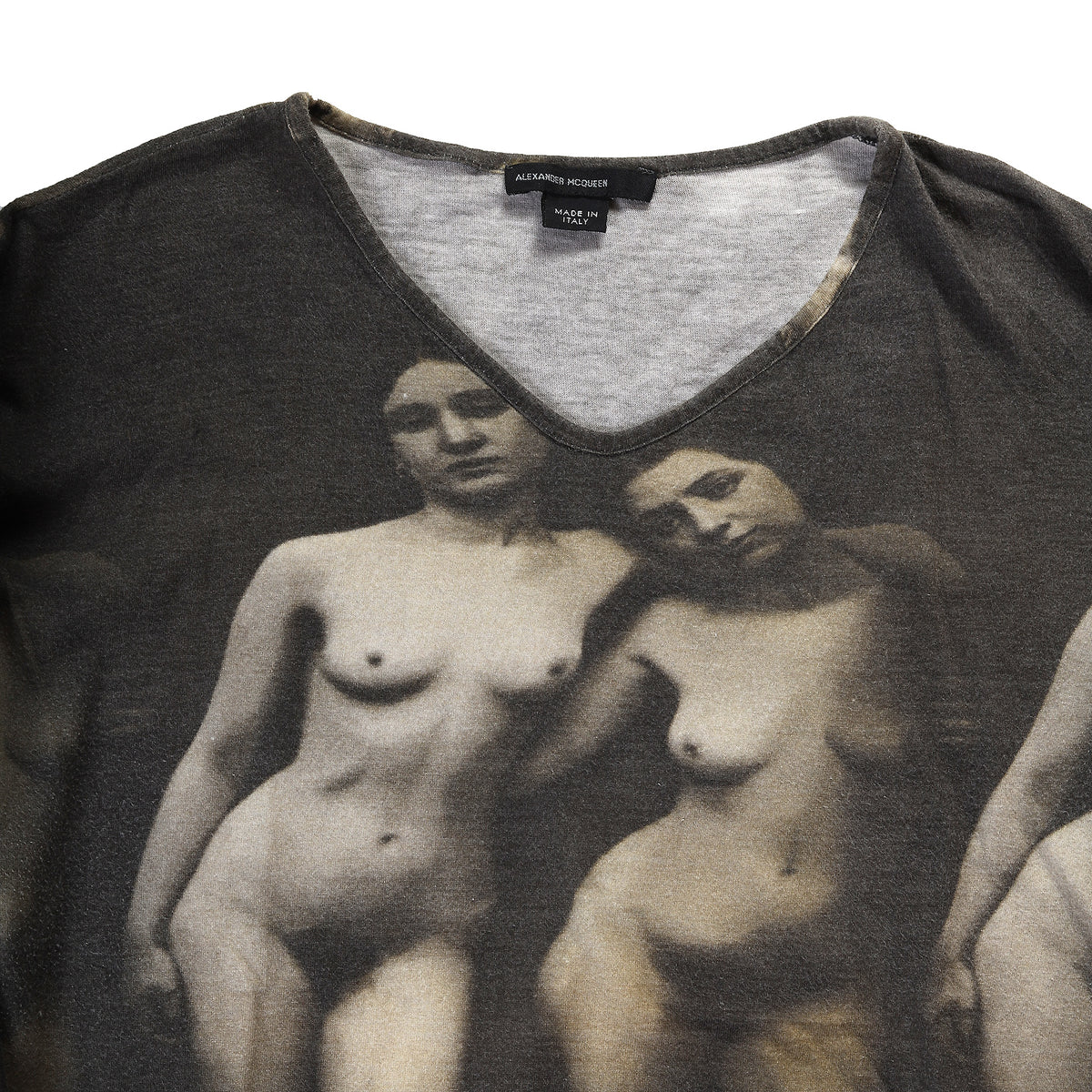Alexander McQueen FW98 Joan of Arc Printed Sweater