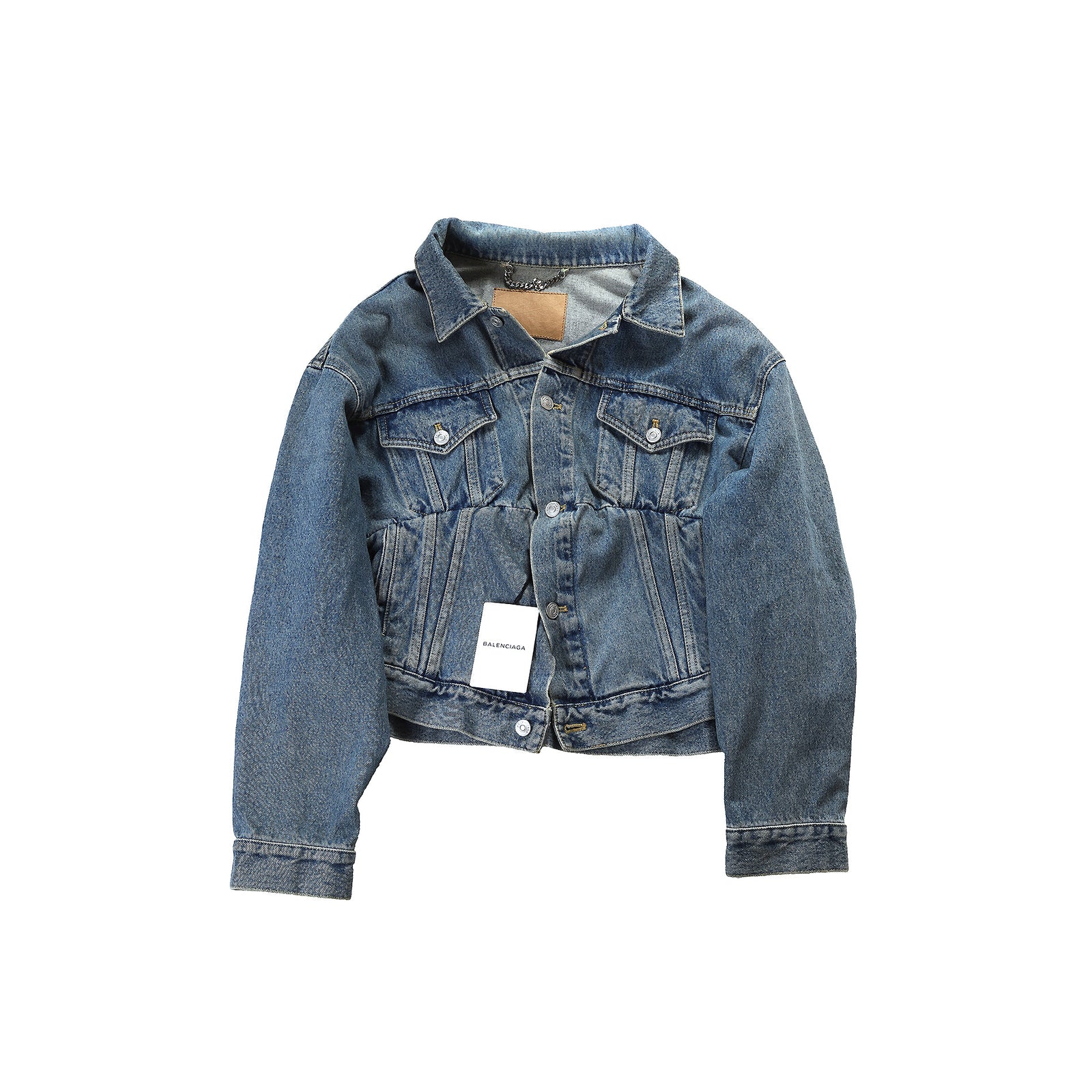 Balenciaga AW16 Swing Denim Jacket