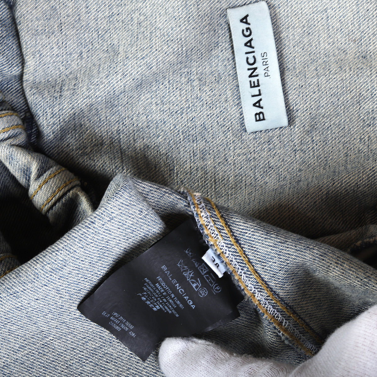 Balenciaga AW16 Swing Denim Jacket