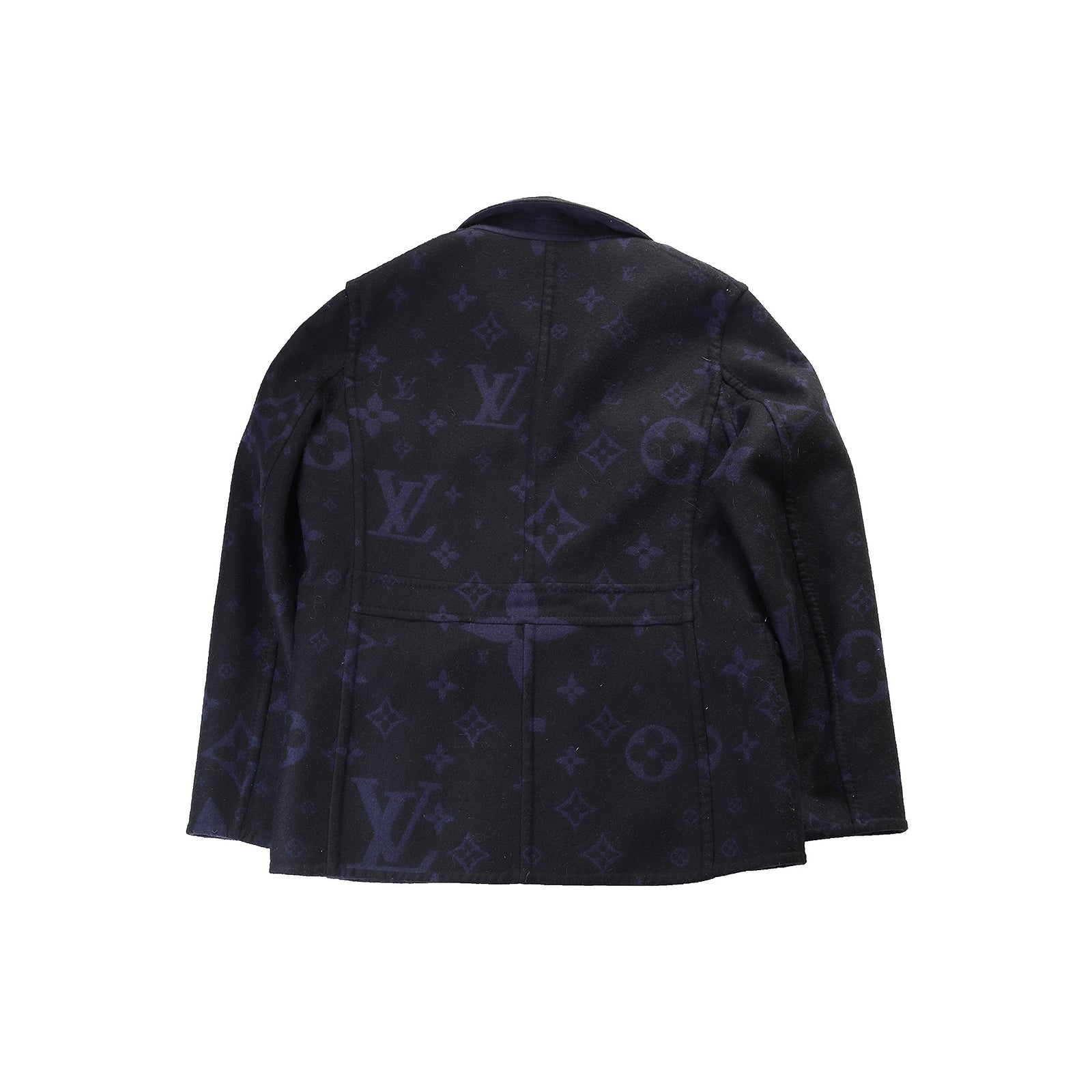 Louis Vuitton FW19 1 of 1 Monogram Reversible Wool Field Jacket Sample
