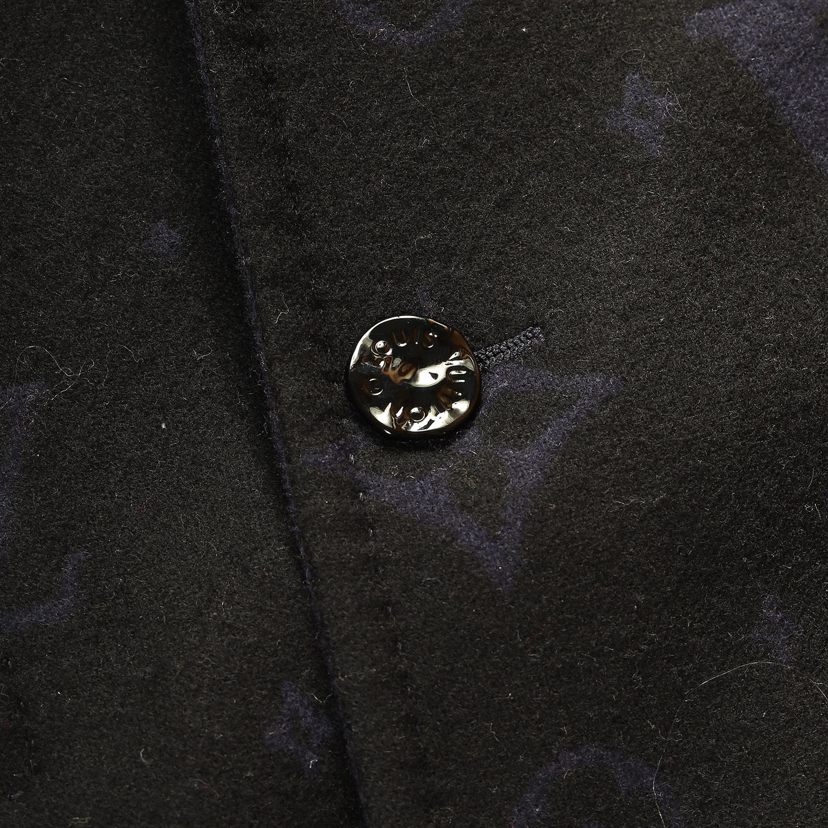 Louis Vuitton FW19 1 of 1 Monogram Reversible Wool Field Jacket Sample