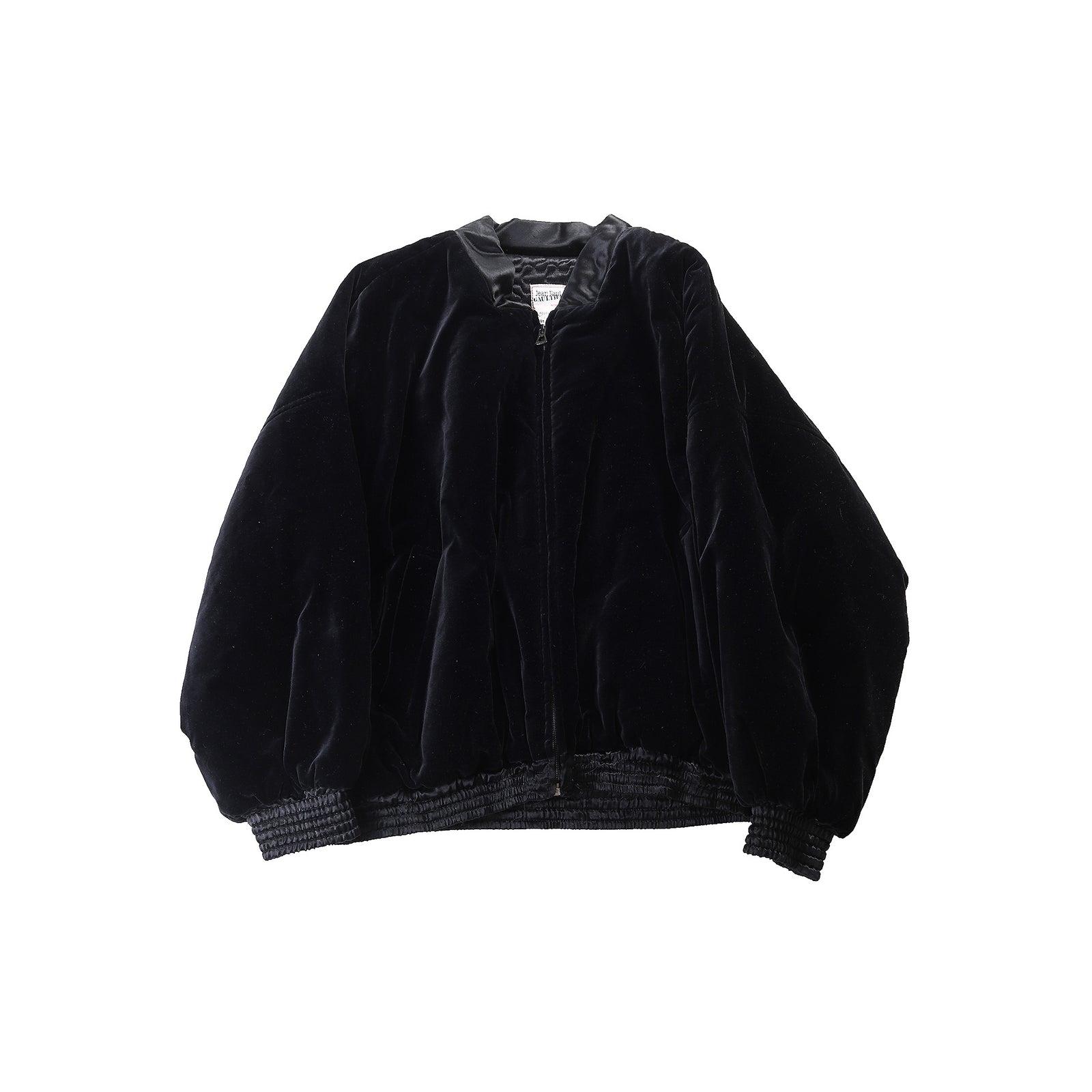 Jean Paul Gaultier Homme 80s Pour Gibo Sequin Rose Velvet Bomber Jacket