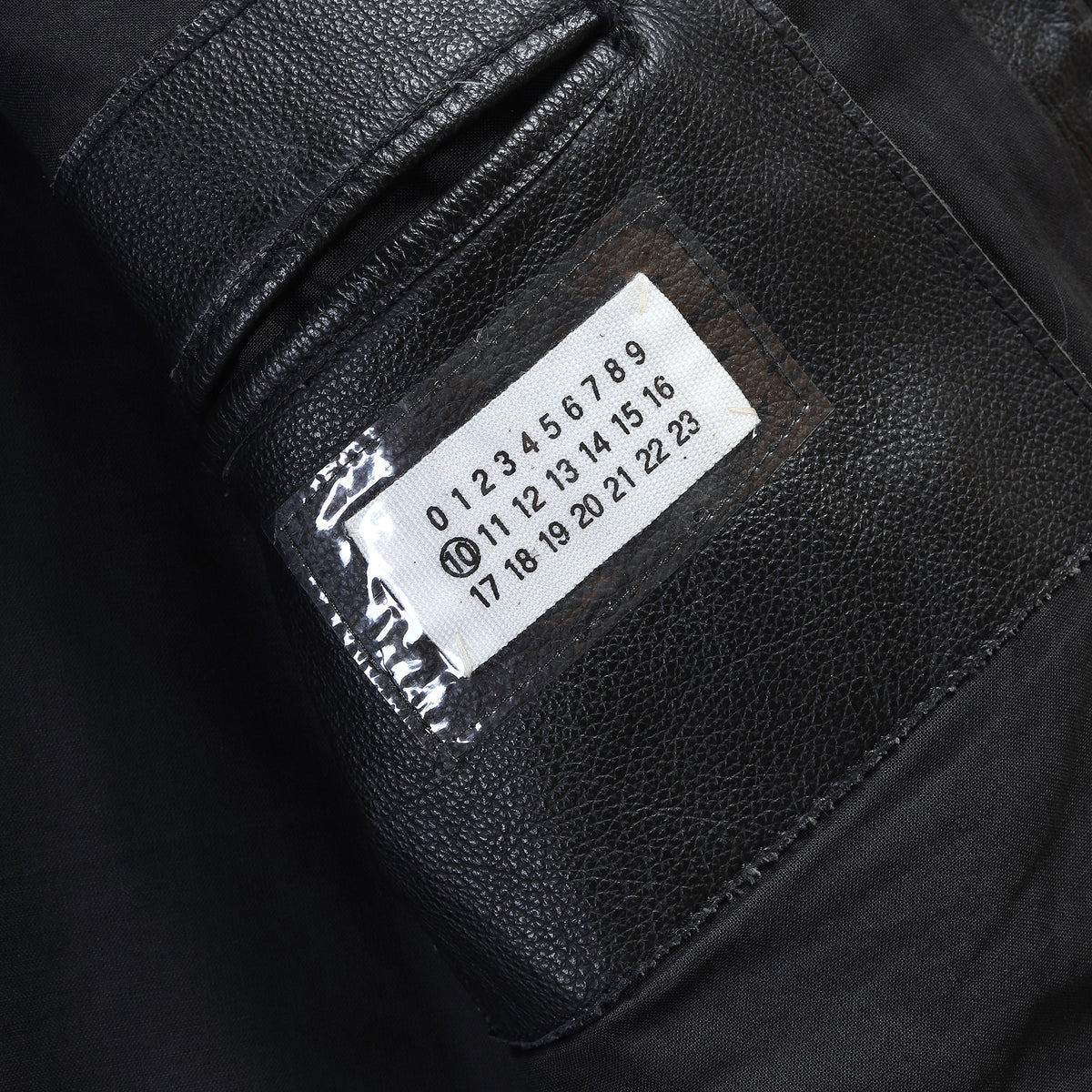 Maison Martin Margiela SS02 BLACK Patched Leather Jacket