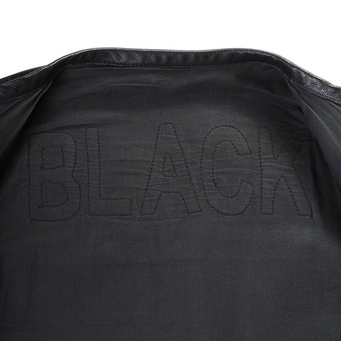Maison Martin Margiela SS02 BLACK Patched Leather Jacket