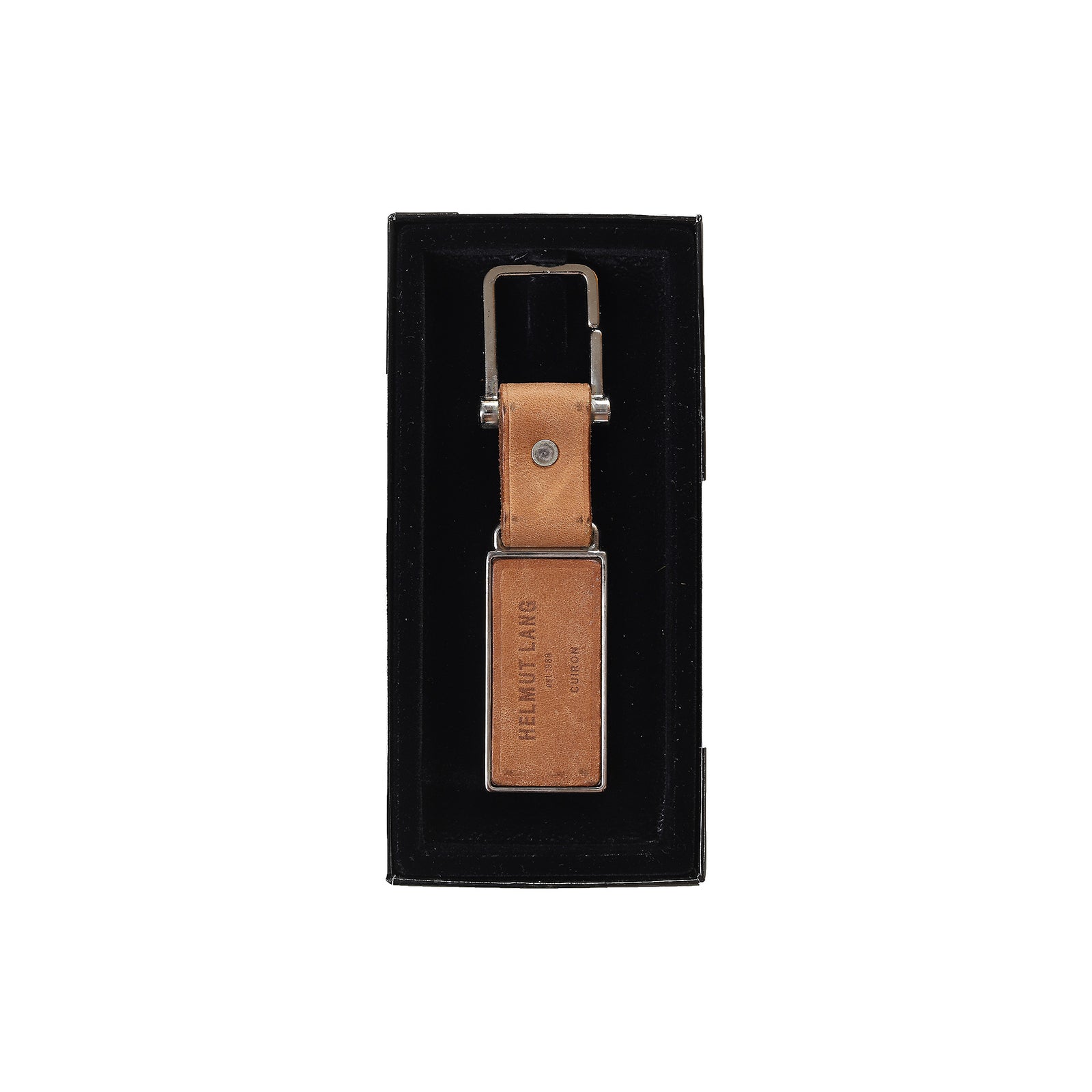 Helmut Lang 2000s Cuiron Leather Key Chain