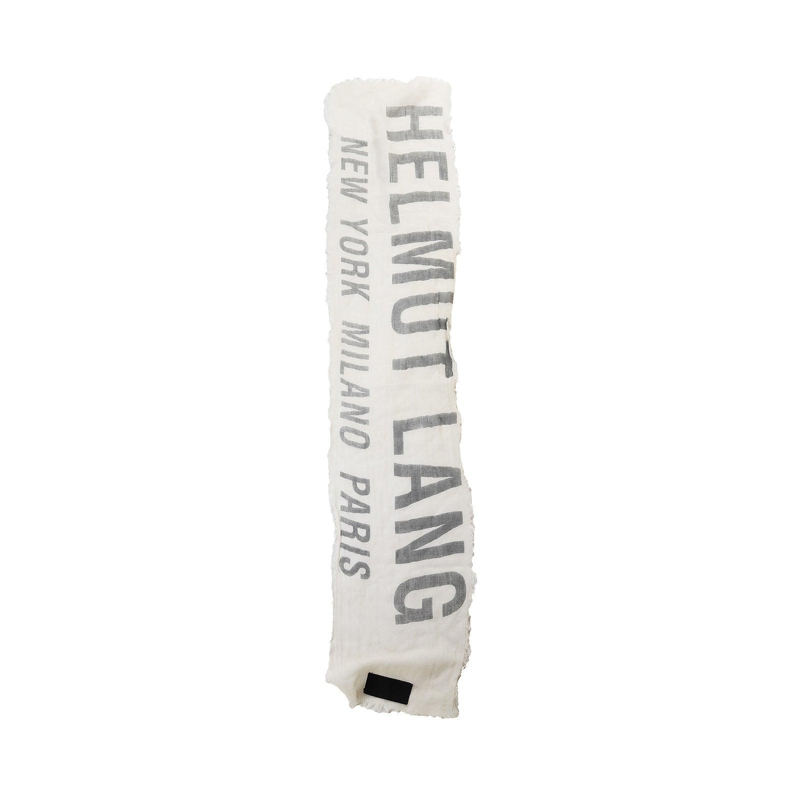 Helmut Lang Logo Scarf