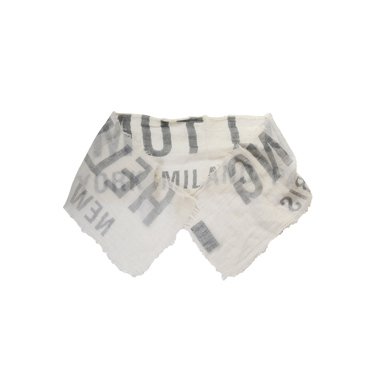 Helmut Lang Logo Scarf
