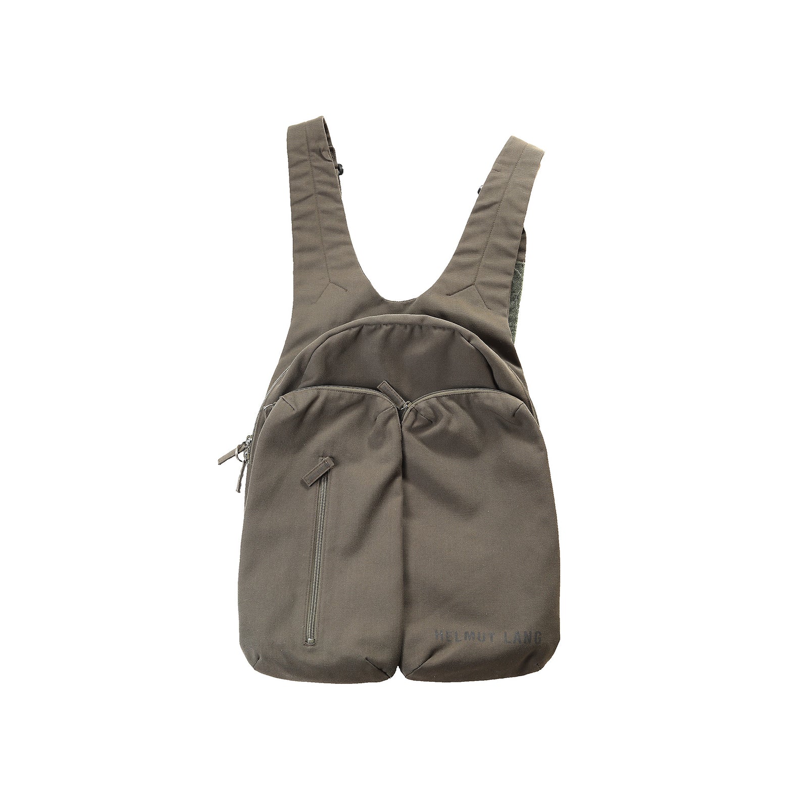 Helmut Lang FW99 Séance de Travail Khaki Cargo Vest Backpack