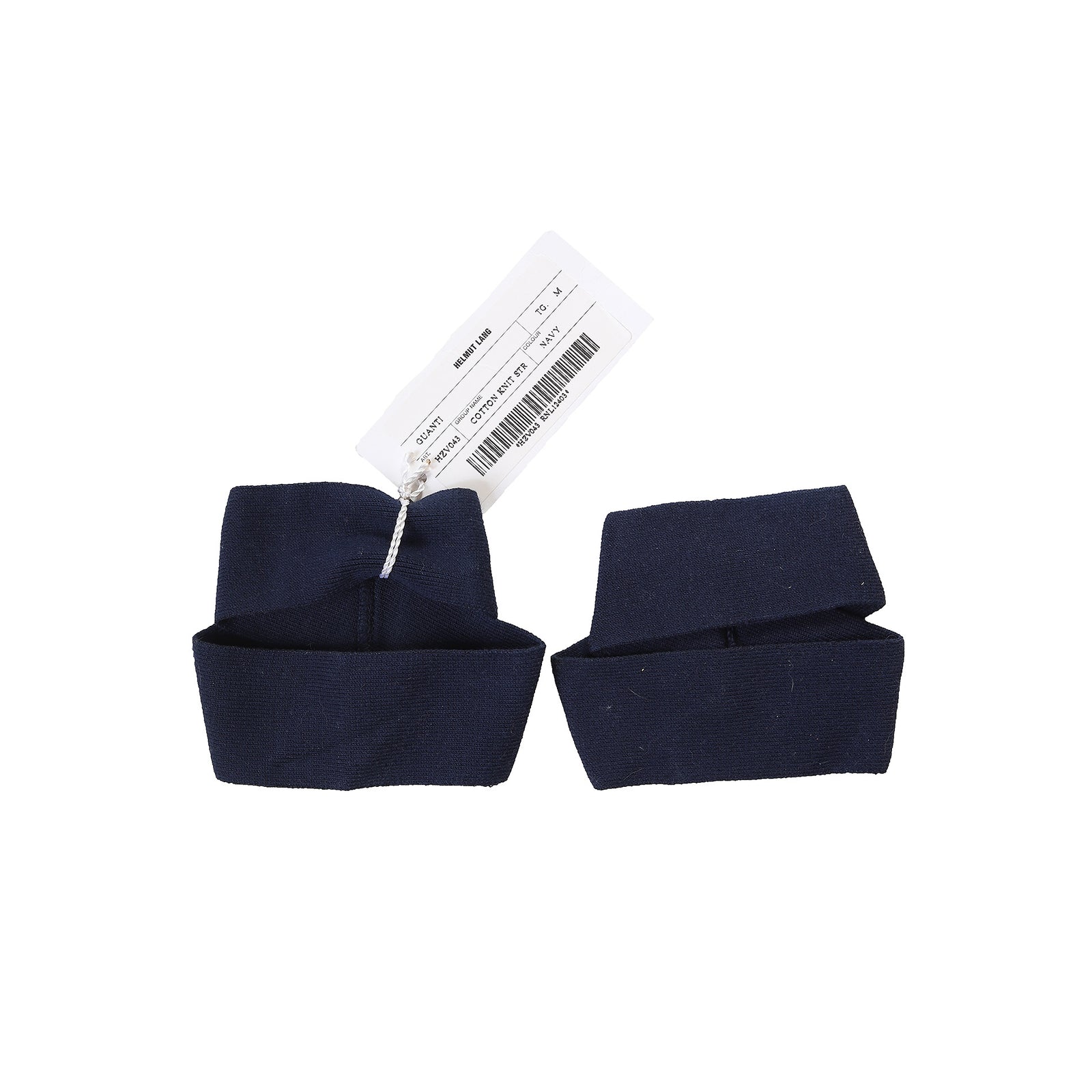 Helmut Lang SS04 Navy Hand Wrap Mittens