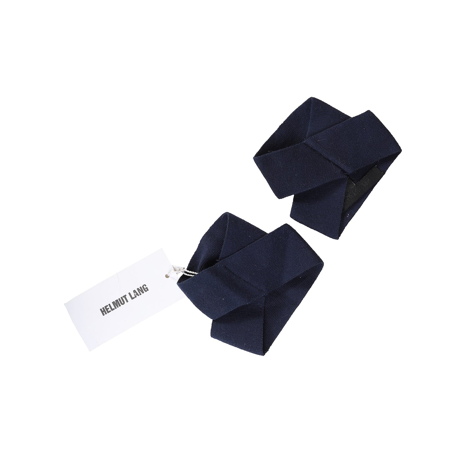 Helmut Lang SS04 Navy Hand Wrap Mittens