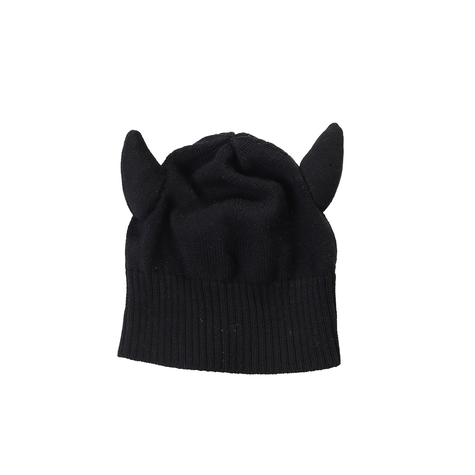Jean Paul Gaultier FW93 Black Devil Wool Beanie
