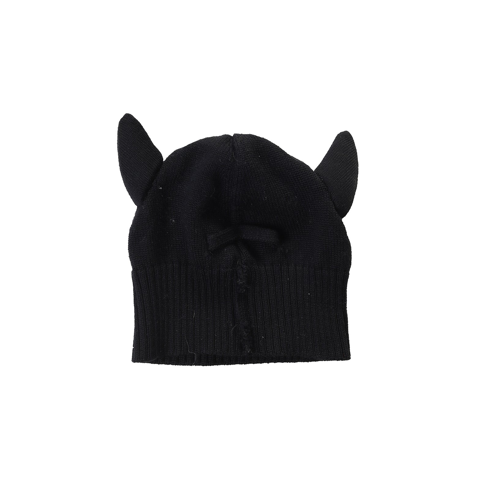 Jean Paul Gaultier FW93 Black Devil Wool Beanie