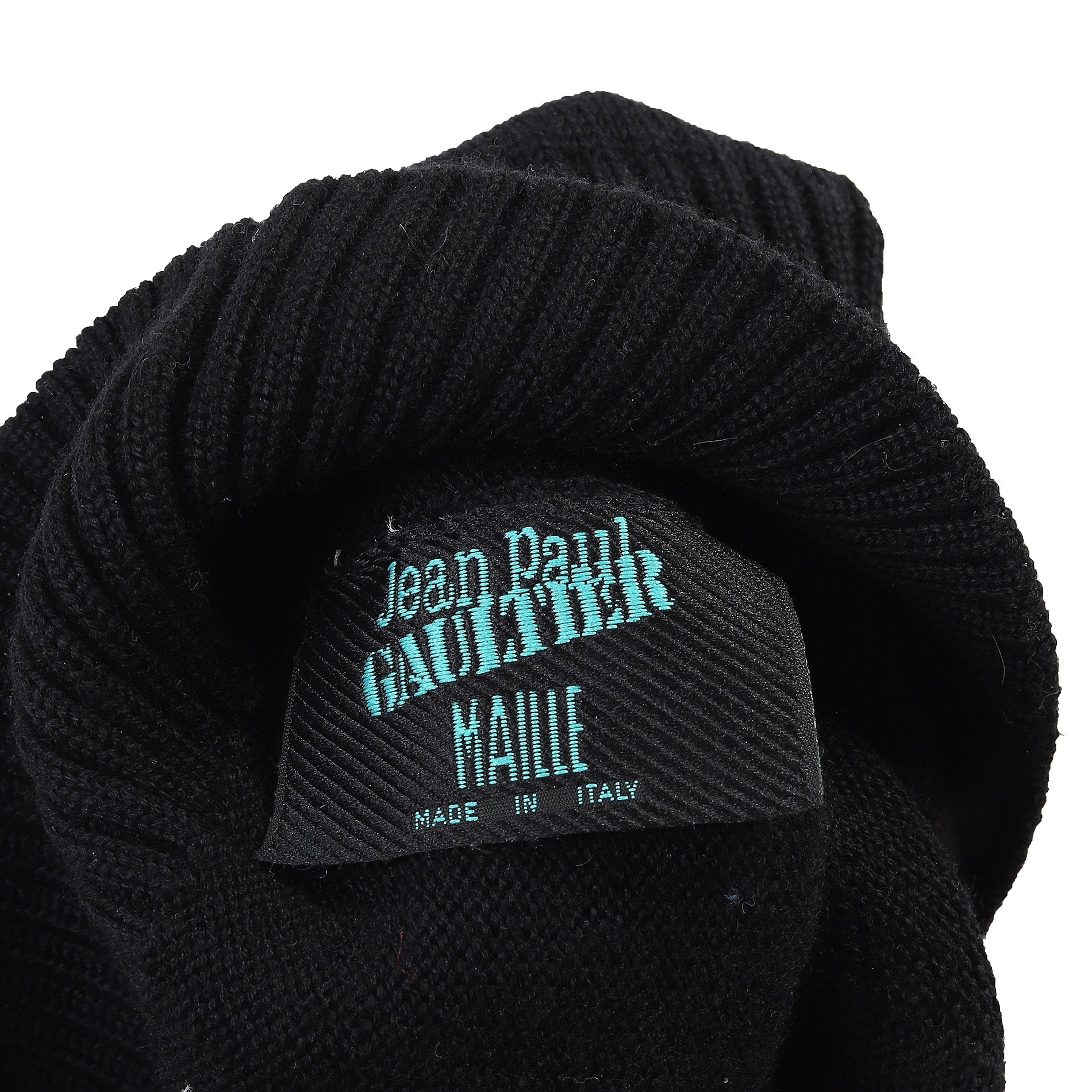 Jean Paul Gaultier FW93 Black Devil Wool Beanie
