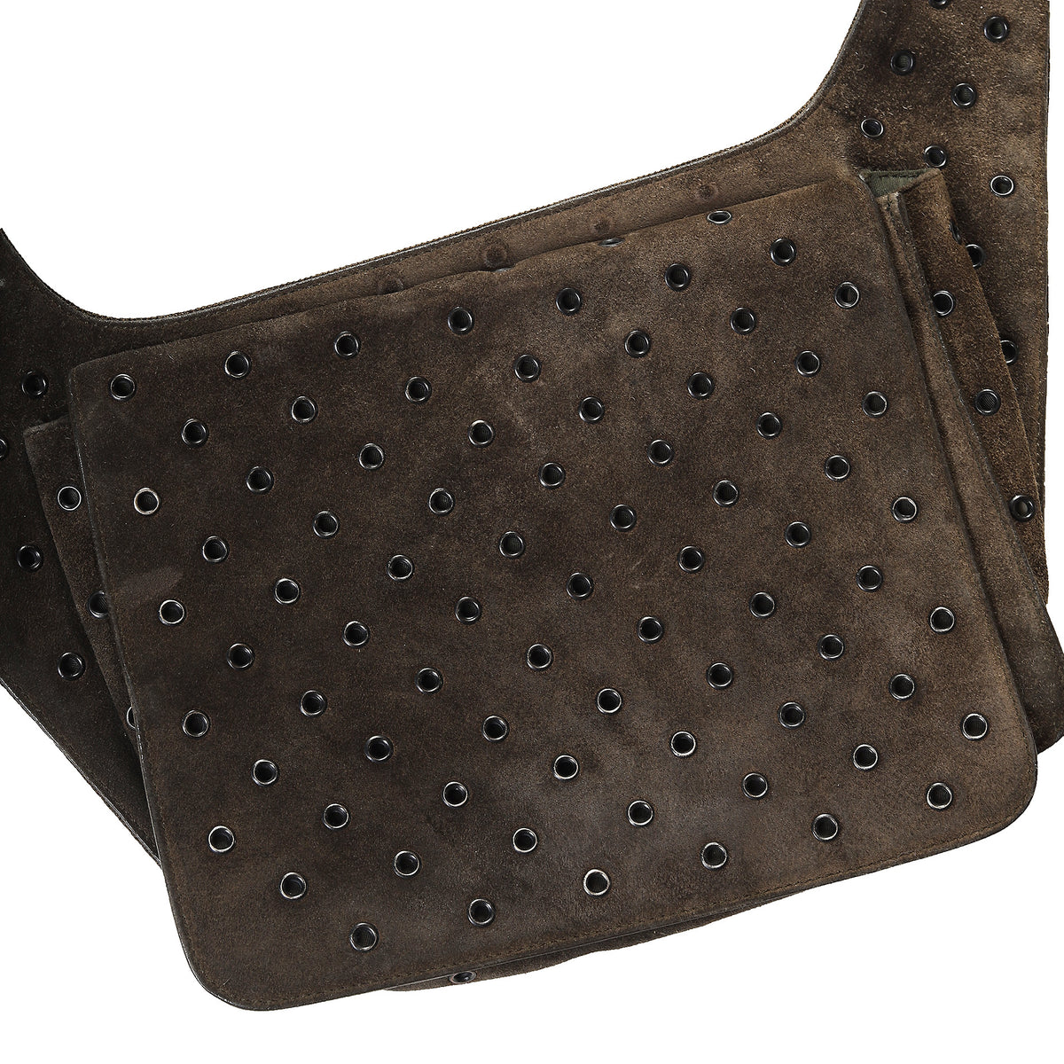 Prada SS99 Rivet Suede Body Bag