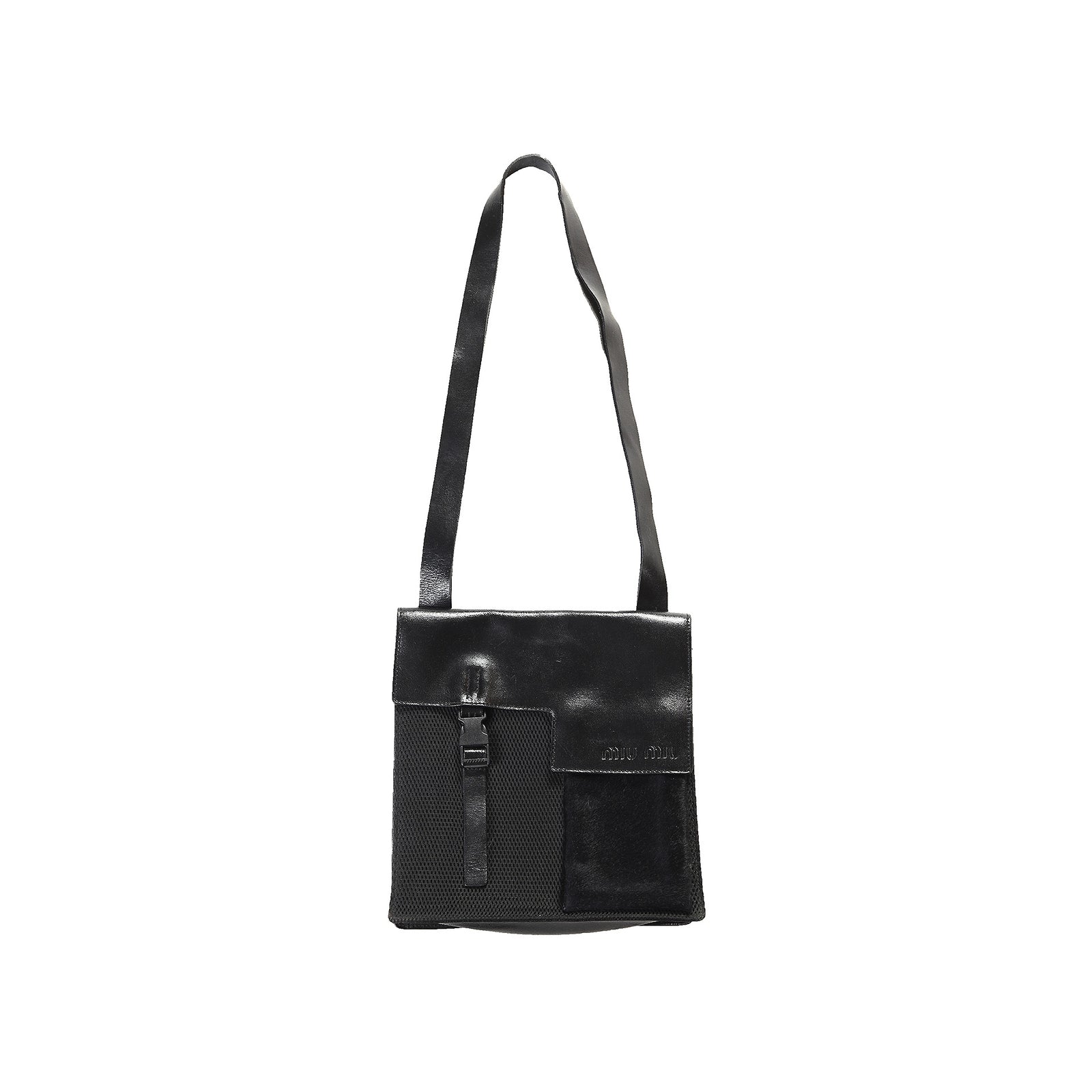 MiuMiu 2000s Mixed Panels Cross Body Bag