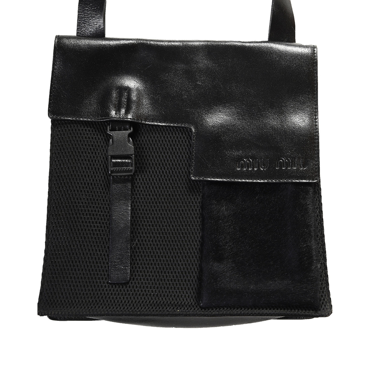 MiuMiu 2000s Mixed Panels Cross Body Bag