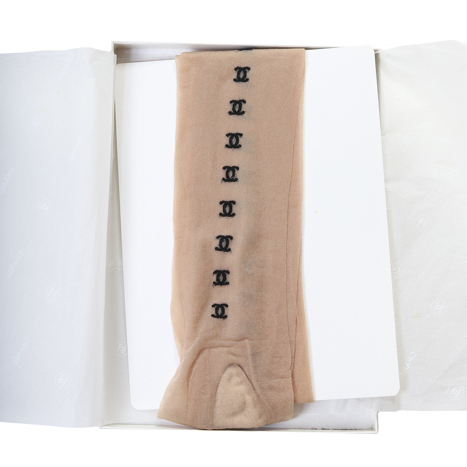 Chanel SS01 CC Logo Stockings