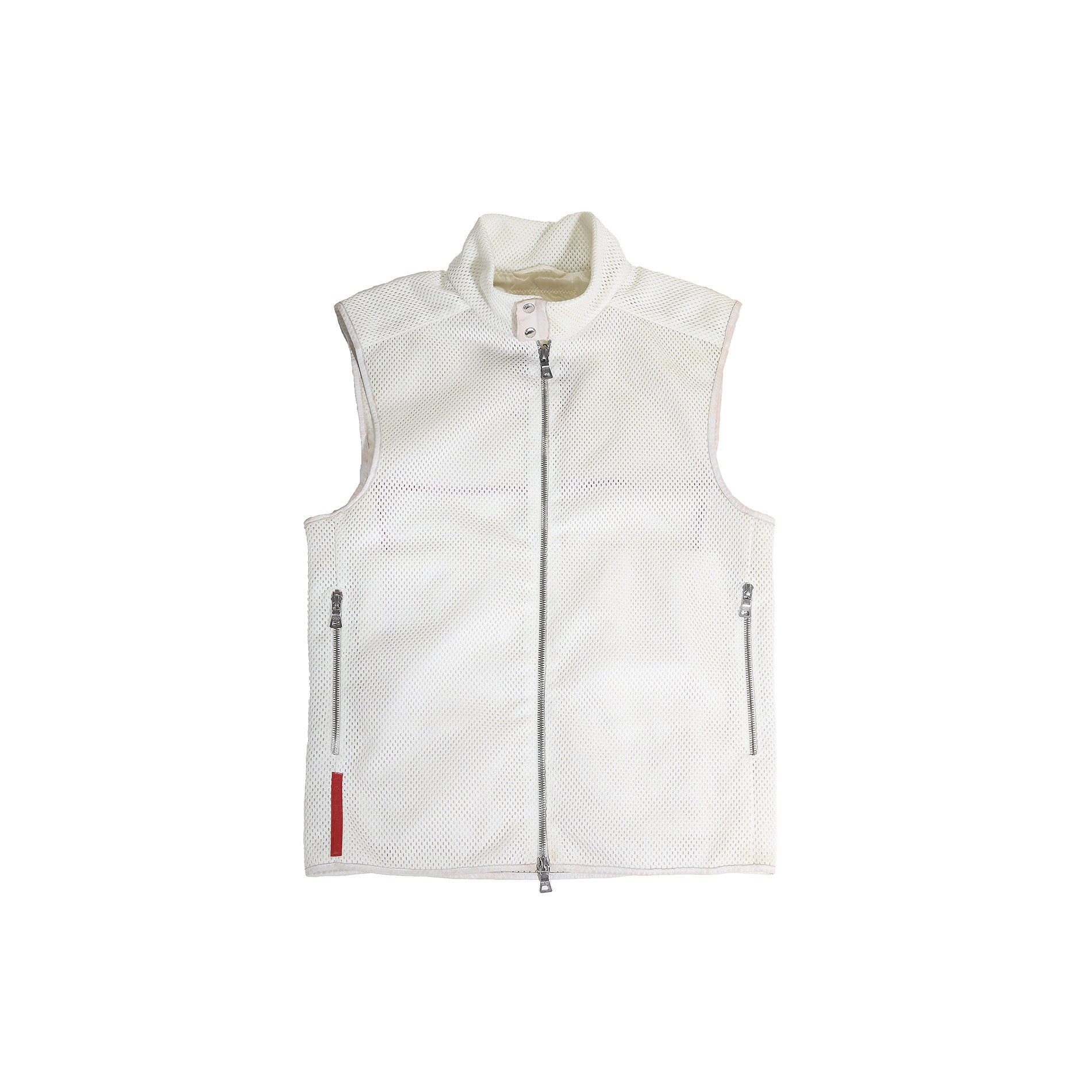 Prada 90s Sport White Mesh Vest