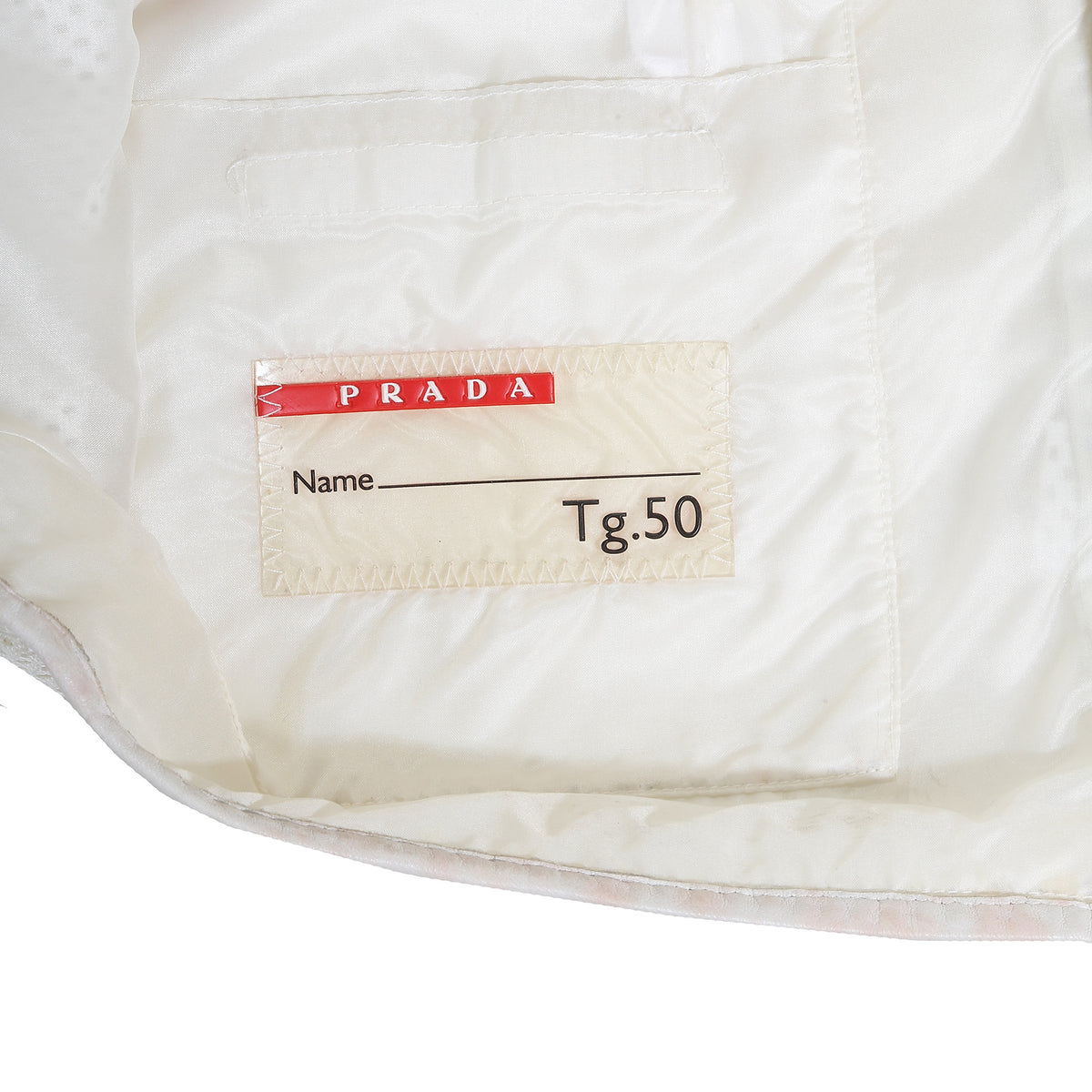 Prada 90s Sport White Mesh Vest