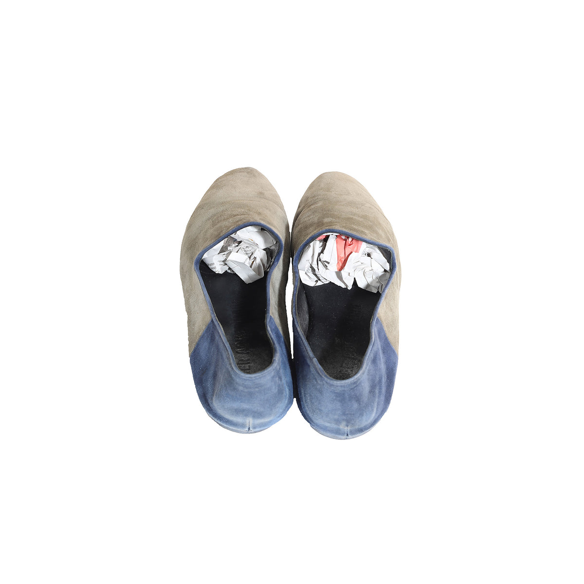 Haider Ackermann SS14 Two Tone Suede Slipper