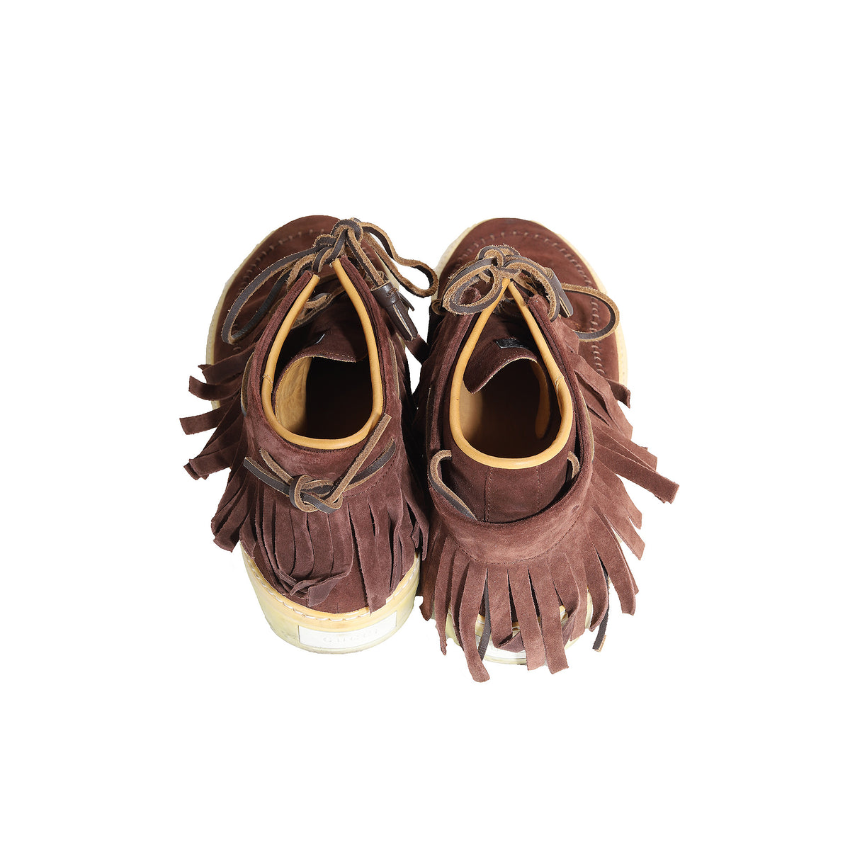 Gucci SS07 Shaman Fringed Suede Sneaker
