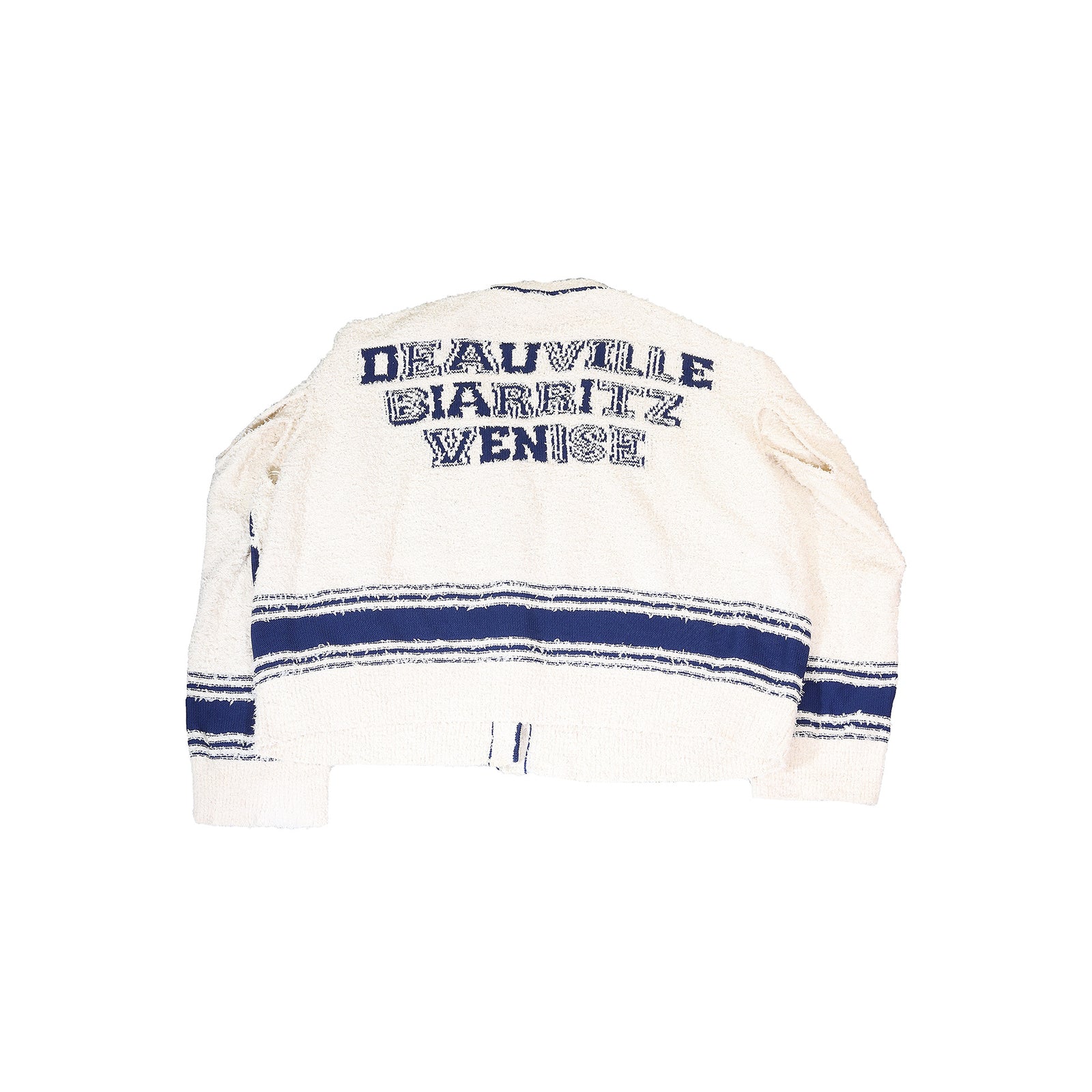 Chanel Pre SS19 Boucle Varsity Cardigan