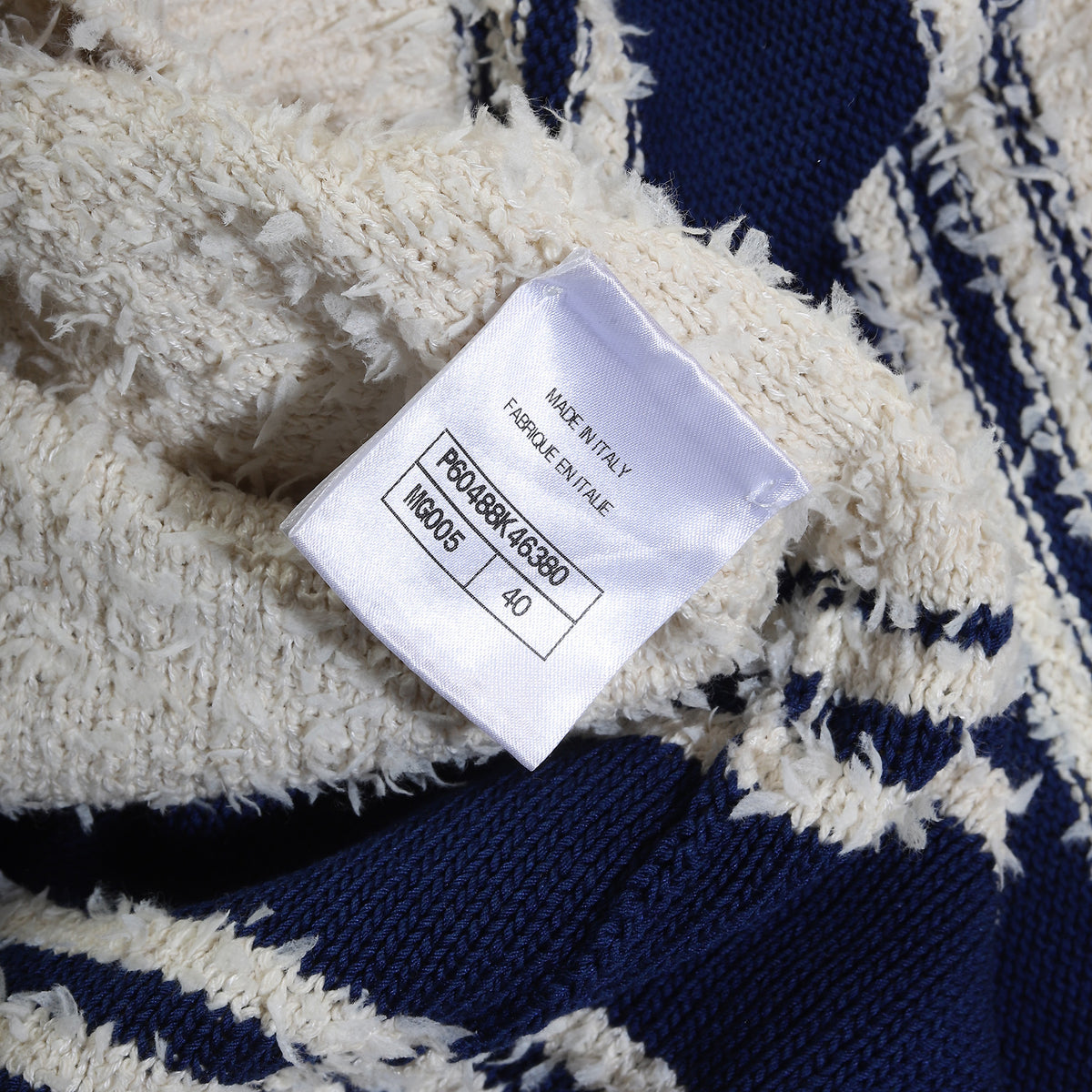 Chanel Pre SS19 Boucle Varsity Cardigan