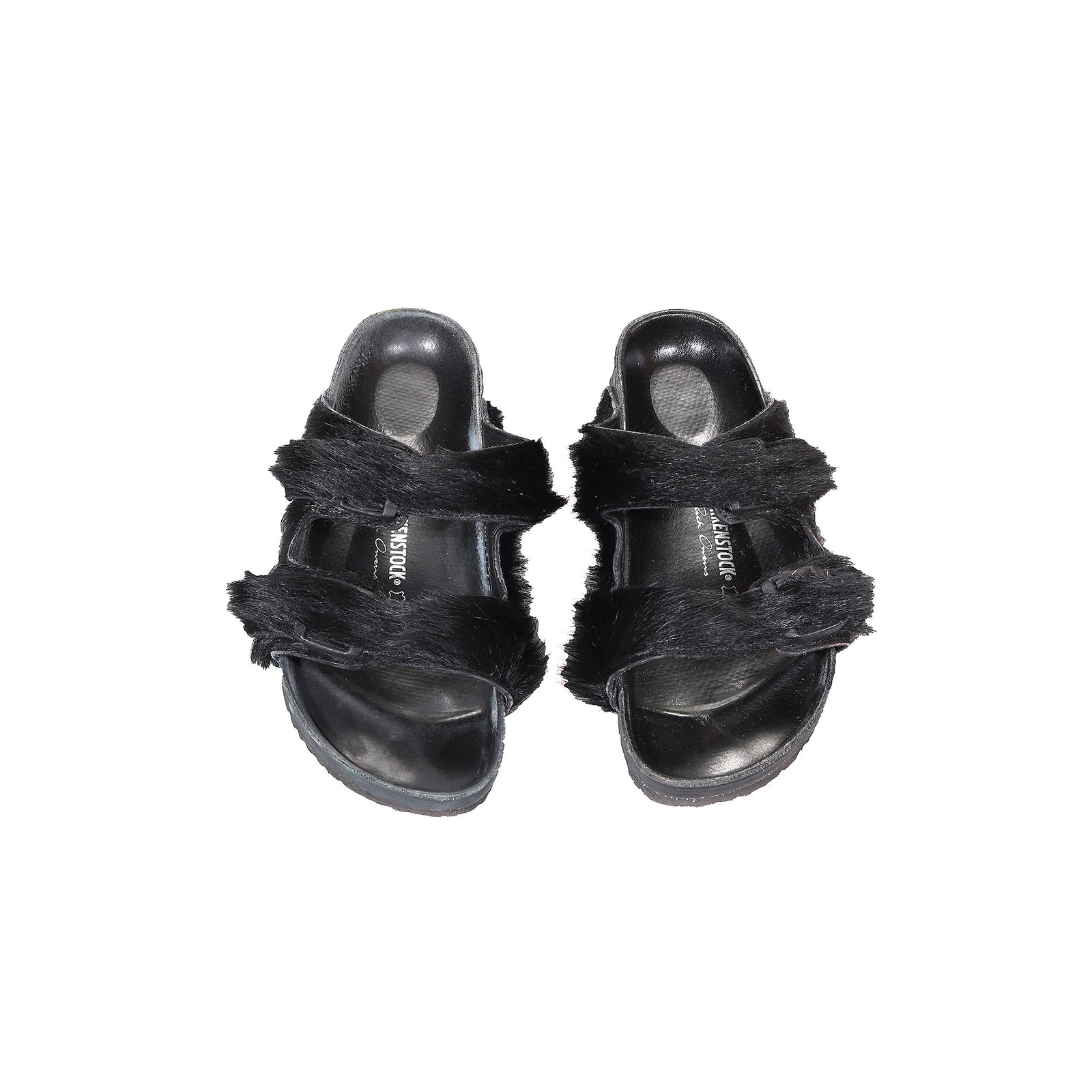 Rick Owens Birkenstock 2018 Pony Hair Sandals