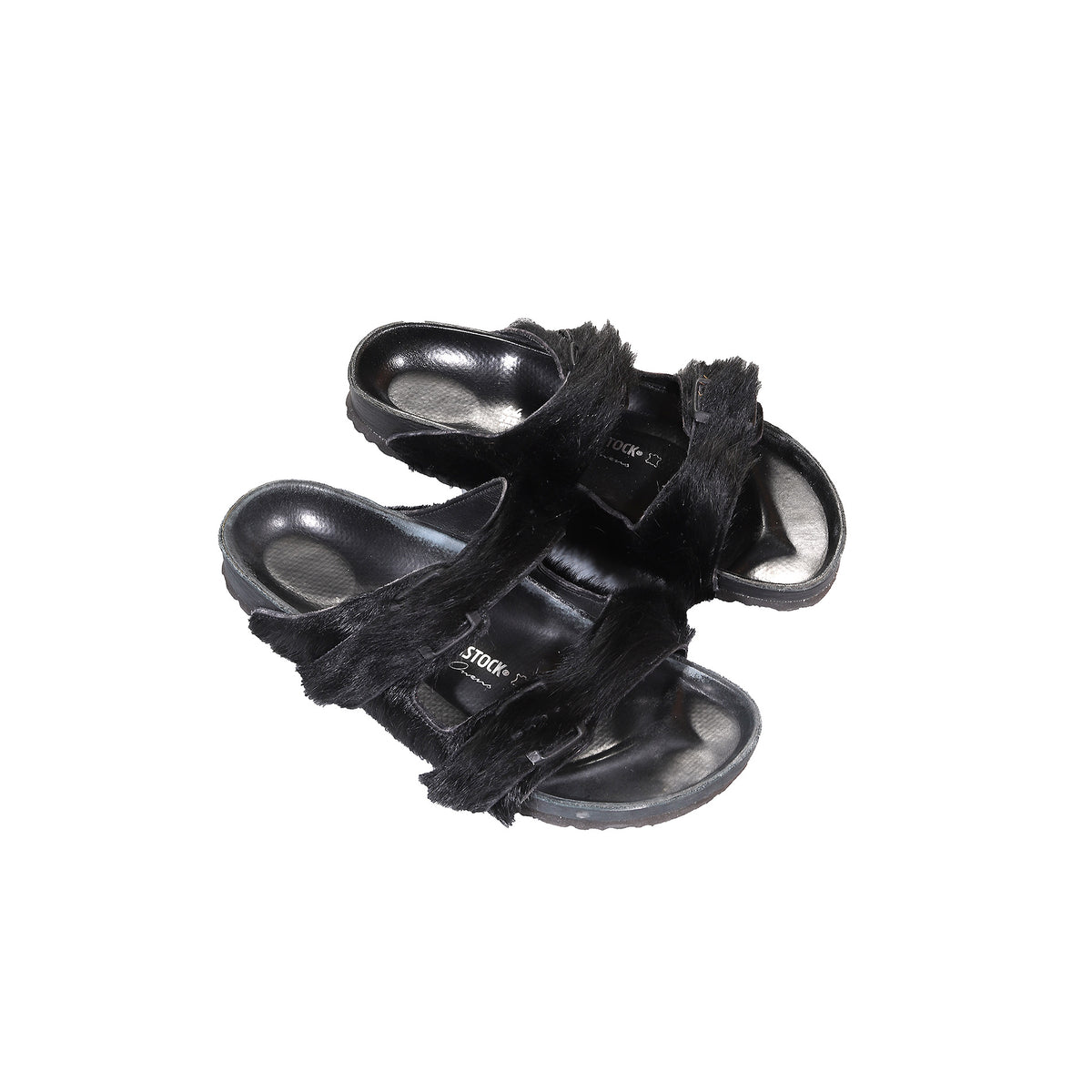 Rick Owens Birkenstock 2018 Pony Hair Sandals