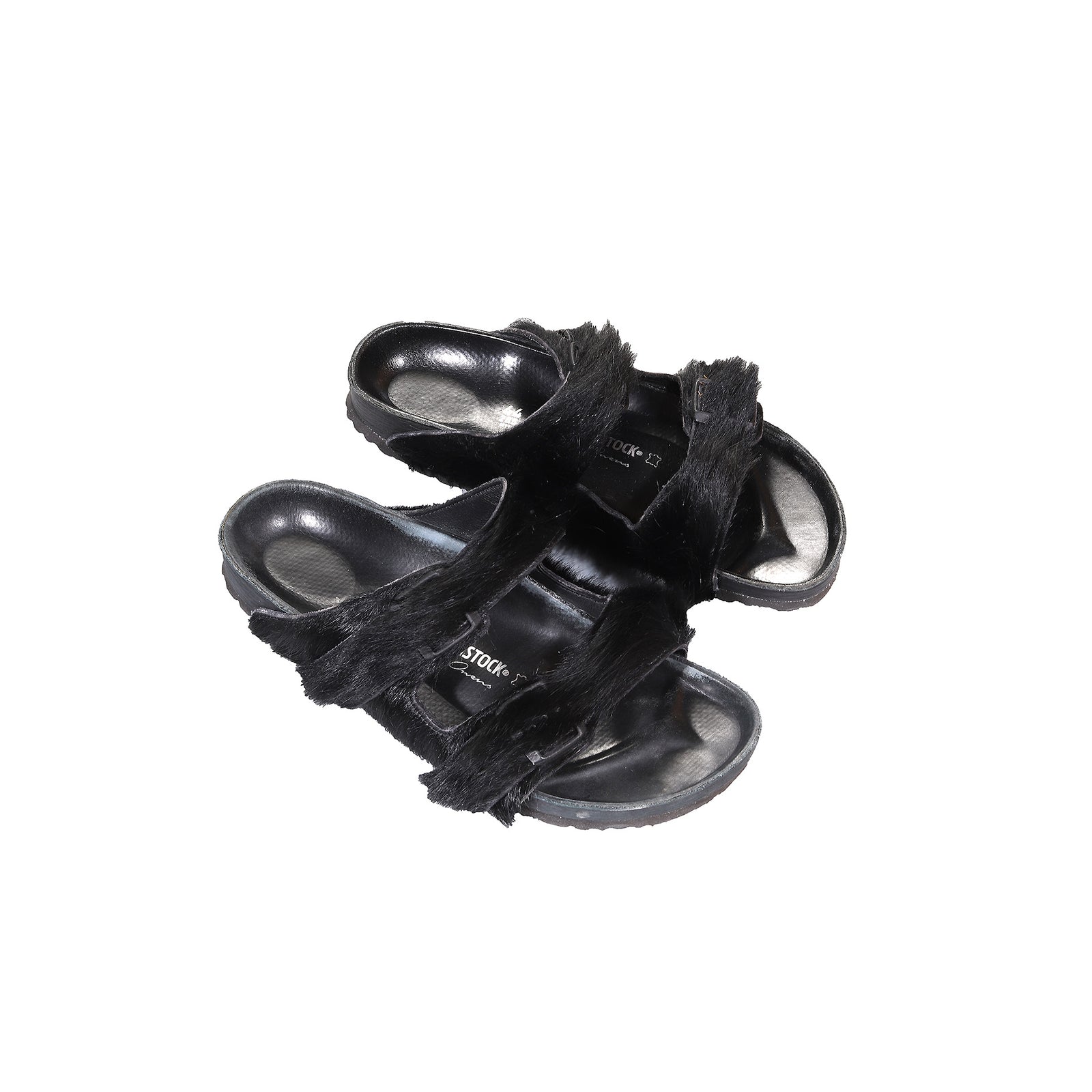 Rick Owens Birkenstock 2018 Pony Hair Sandals