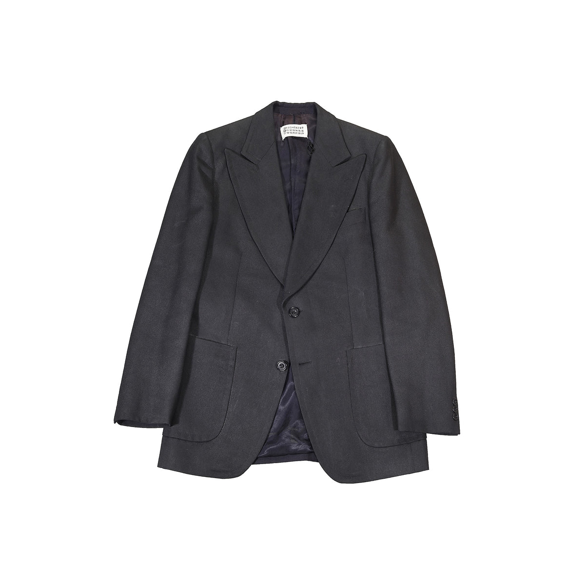 Maison Martin Margiela 1999 Artisanal Black Painted Jacket