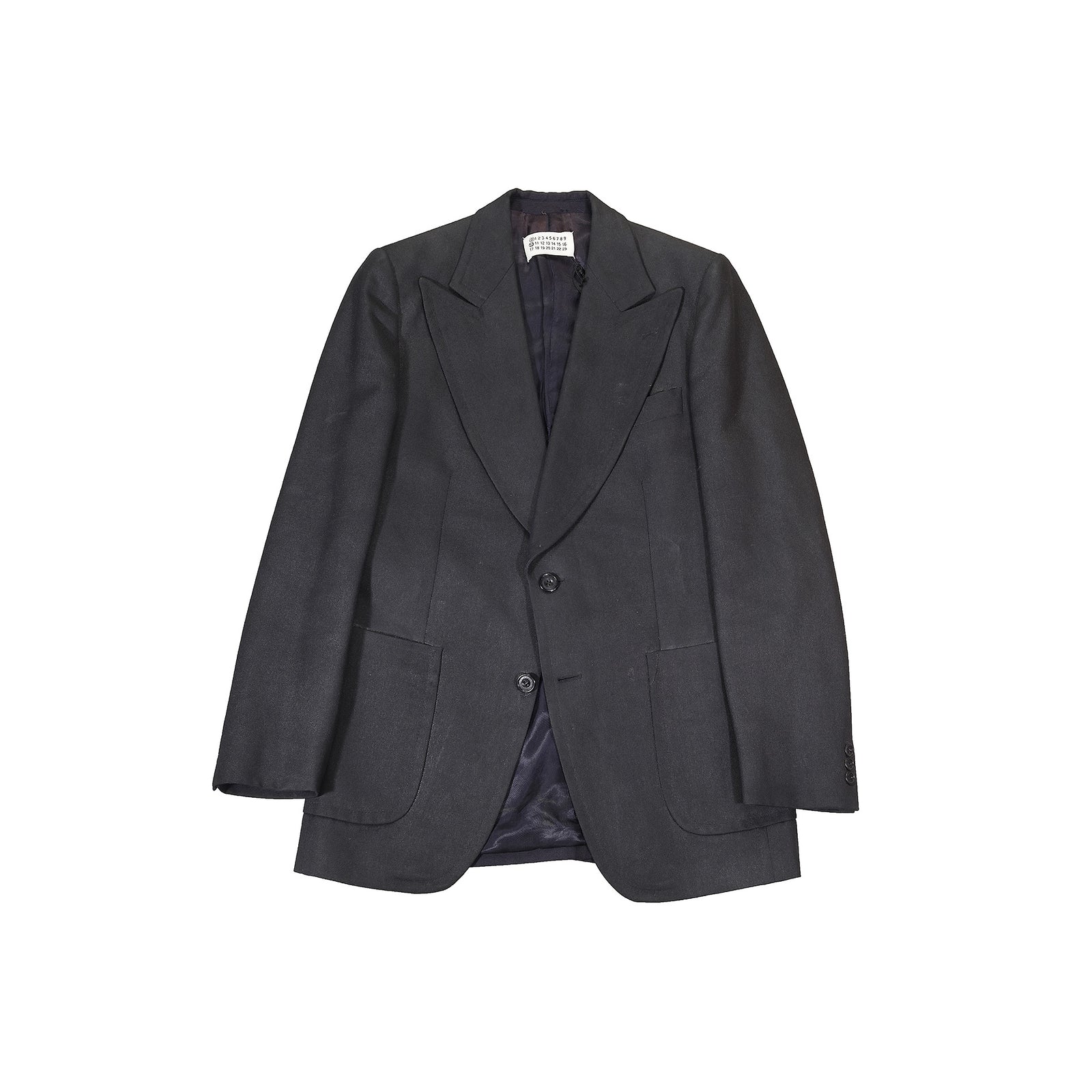 Maison Martin Margiela 1999 Artisanal Black Painted Jacket