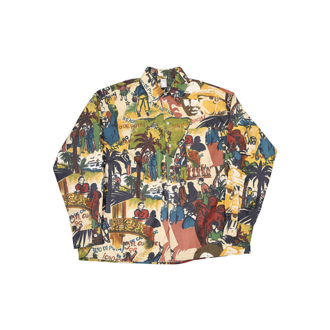 Jean Paul Gaultier 80s Pour Gibo Printed Shirt