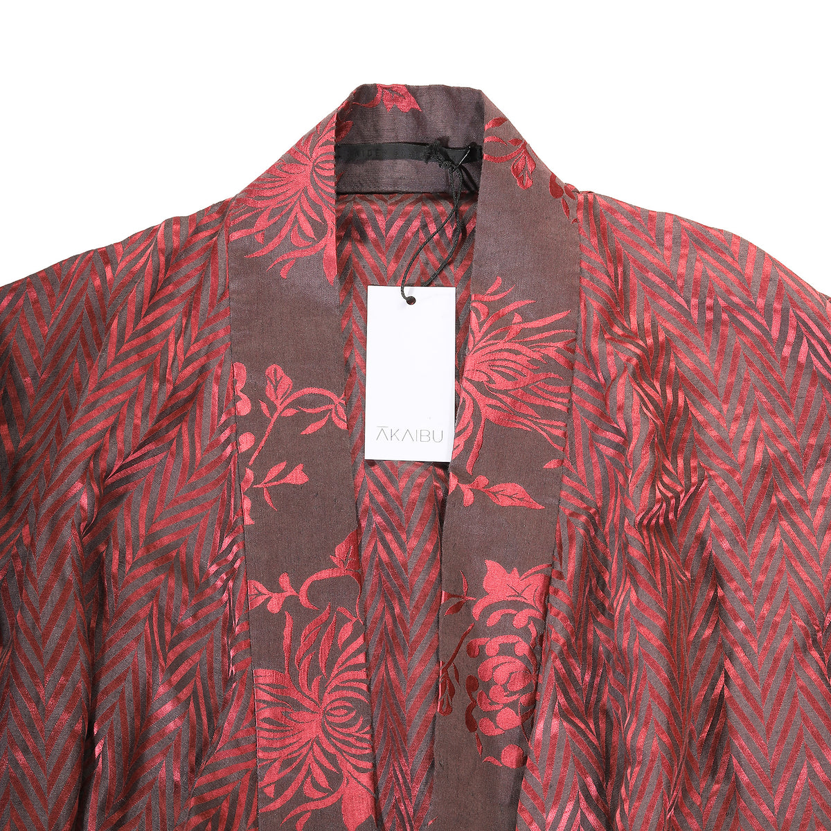 Haider Ackermann SS15 Chevron Linen Kimono Shirt