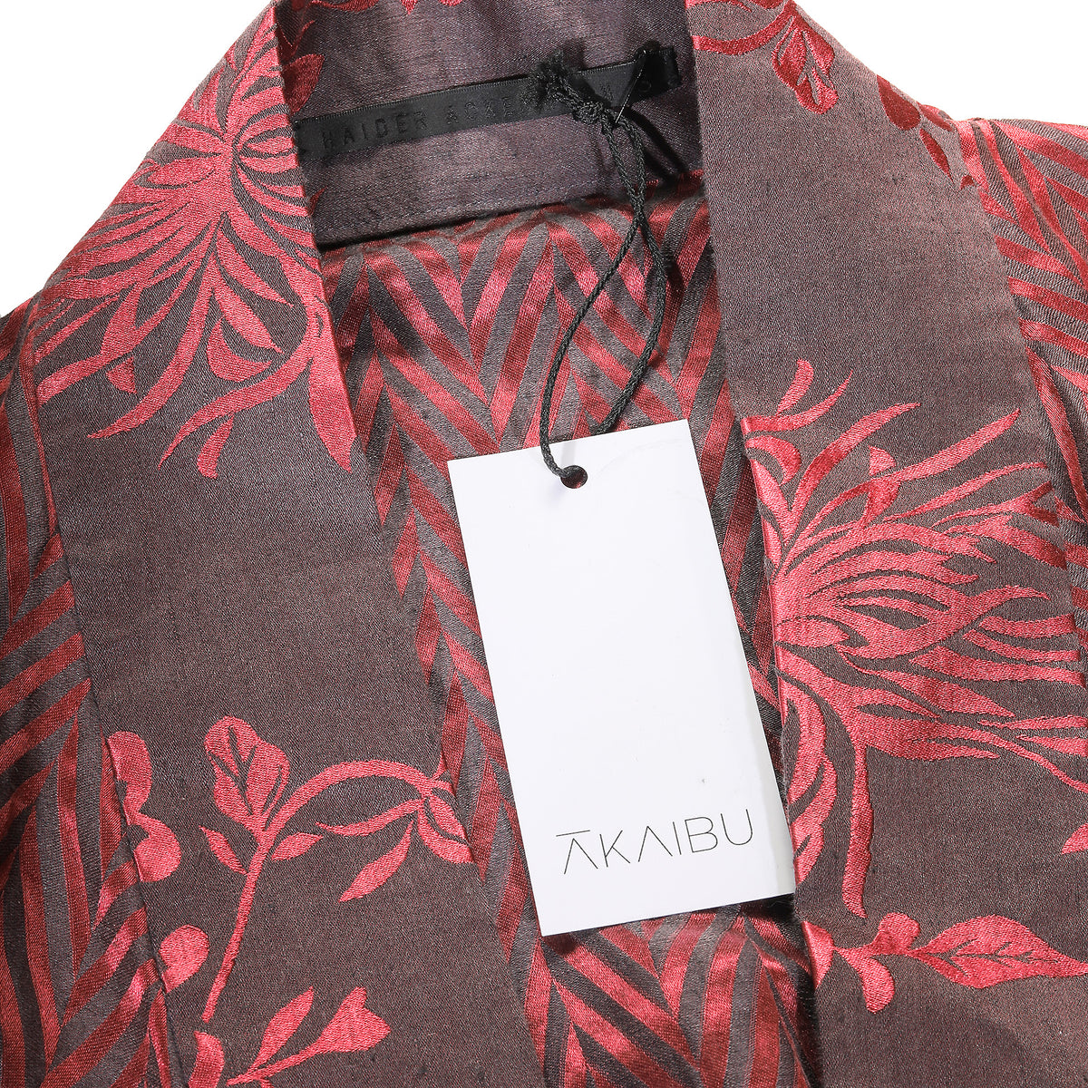 Haider Ackermann SS15 Chevron Linen Kimono Shirt