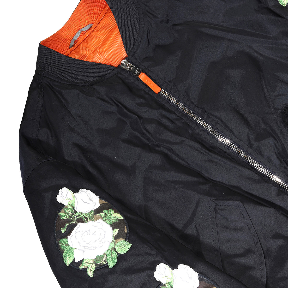 Dior Homme SS16 Rose Patch Bomber Jacket