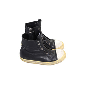 Rick Owens Black Leather Mainline Ramones